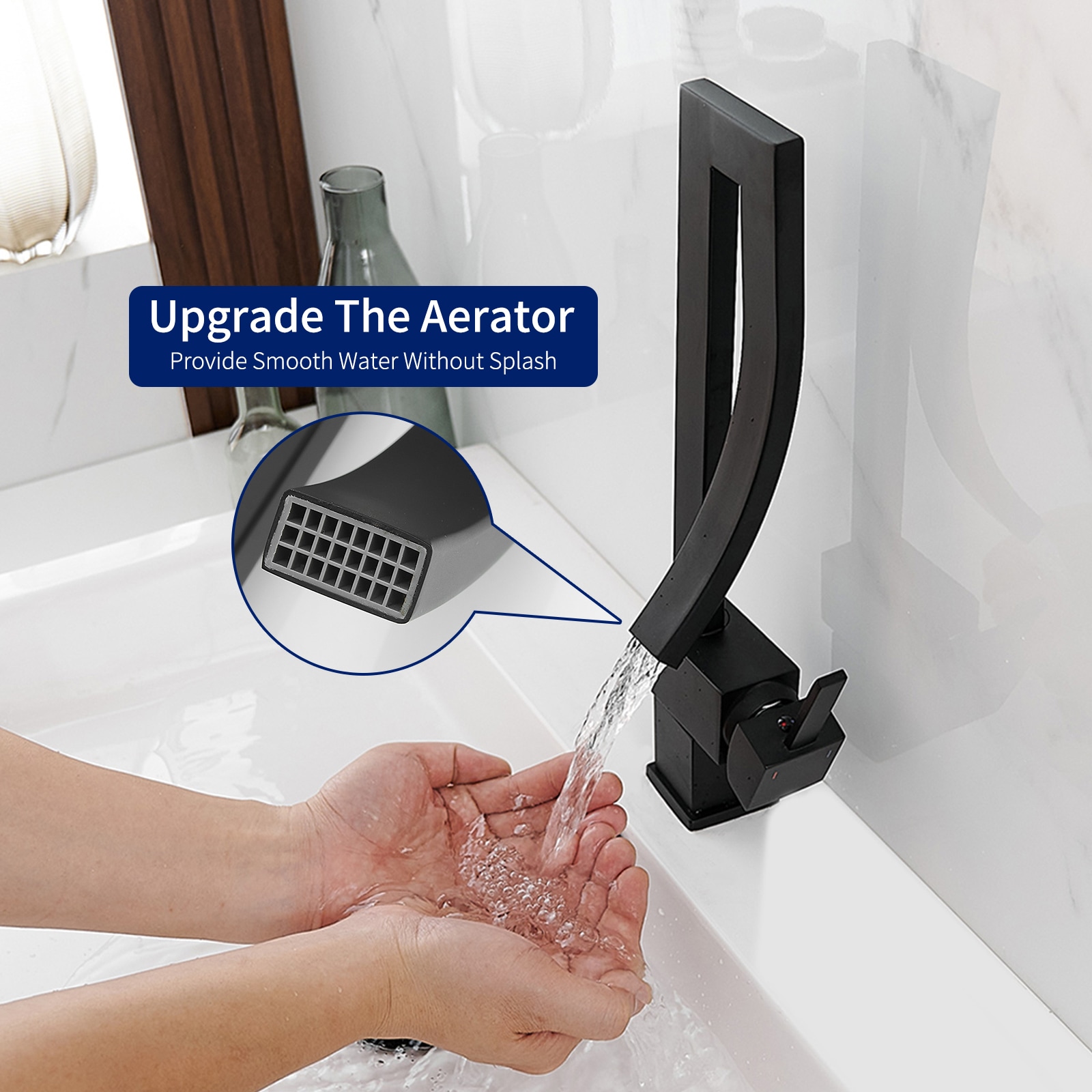 BWE A-96055-BLACK Lavatory-Faucets - View #3