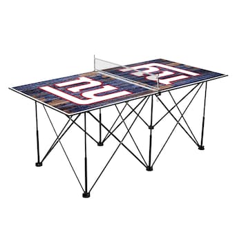Victory Tailgate New York Giants Nfl Pop Up Table Tennis 6Ft Weathered  Design At Lowes.Com