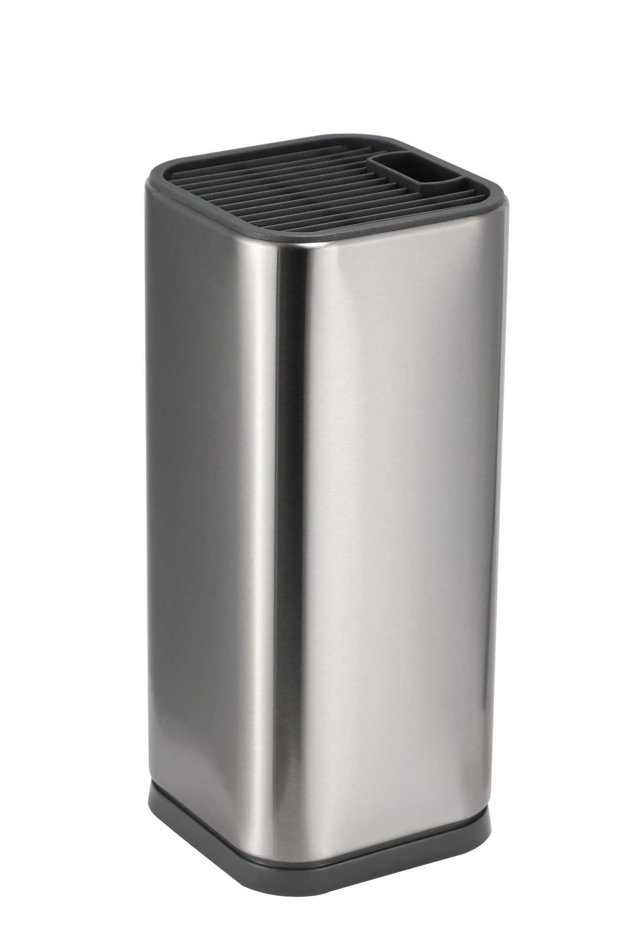 Dura Living  Universal Knife Block Holder with Scissor Slot Stainless Steel Organizer - Stainless Steel