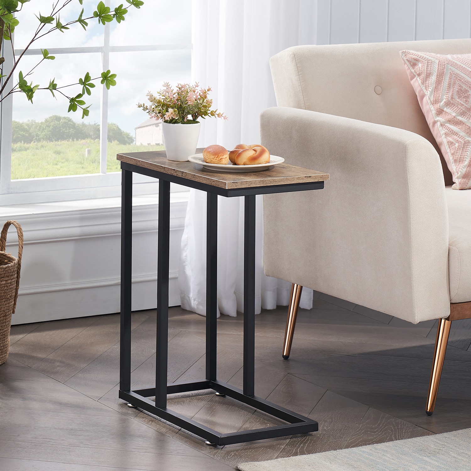 Vecelo LOE-DC-ST01-GRY-A2 End-Tables - View #6
