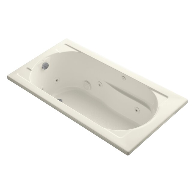 Devonshire 5 ft. Acrylic Oval Drop-in Whirlpool Bathtub in White Devonshire 5 ft. Acrylic Oval Drop-in Whirlpool Bathtub in White
