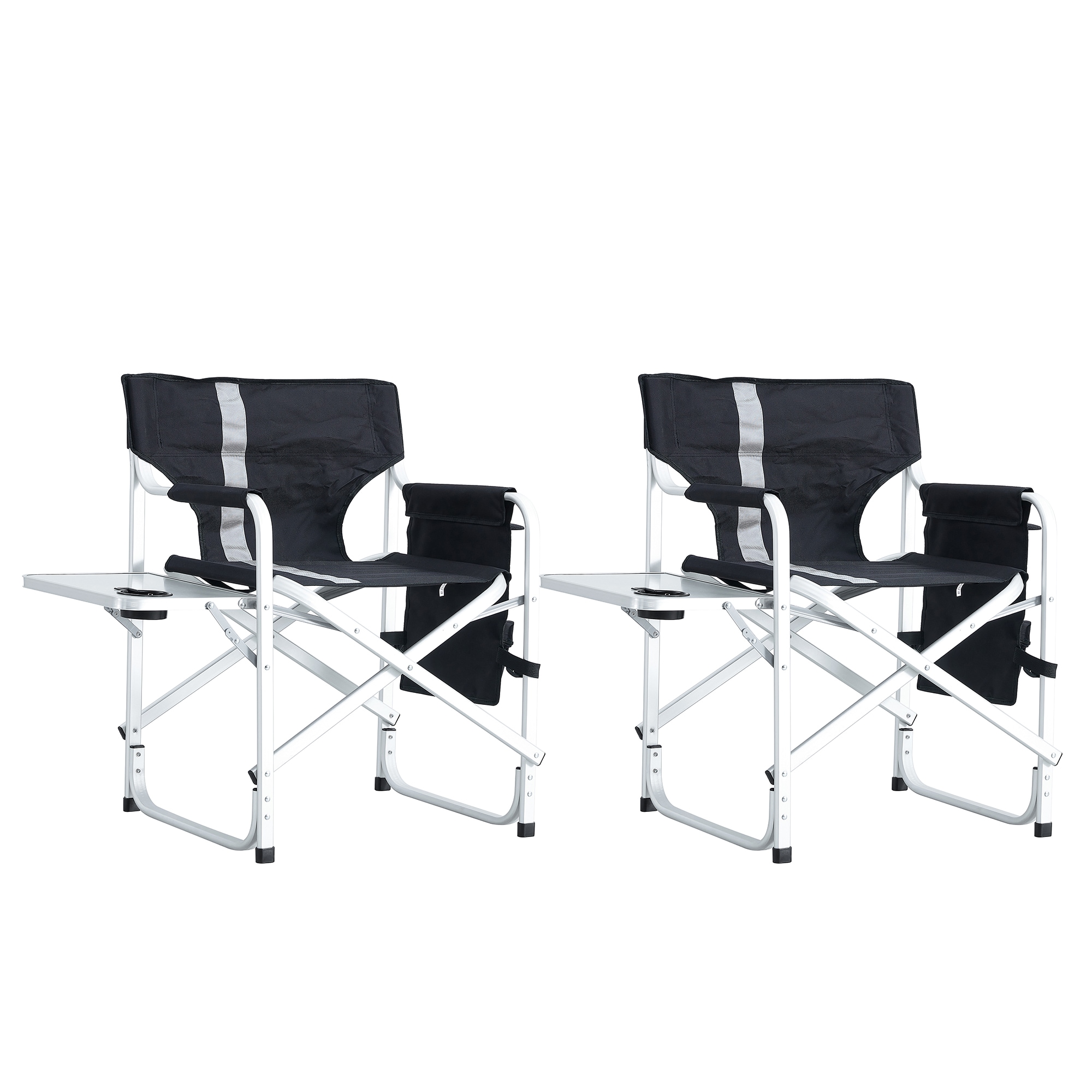LIVIZA GIG-CC72217BK Polyester Black Folding Camping chair