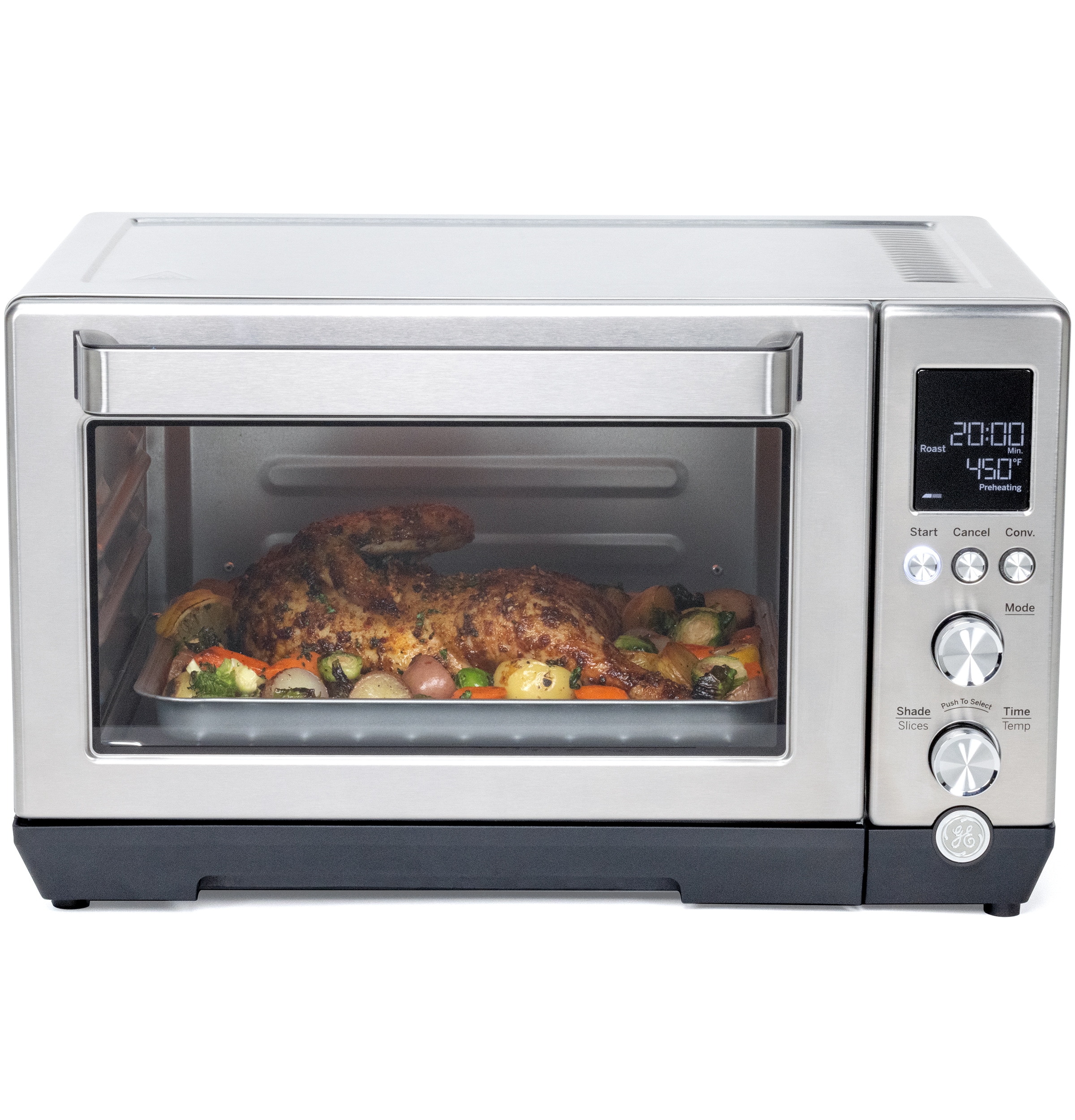 15L Capacity YHLZ Toaster Oven Small Household Countertop Oven Automatic Electric Toaster Oven with 60 Minutes Timing and 100-230°C Temperature Control for Baking A Variety of Foods 