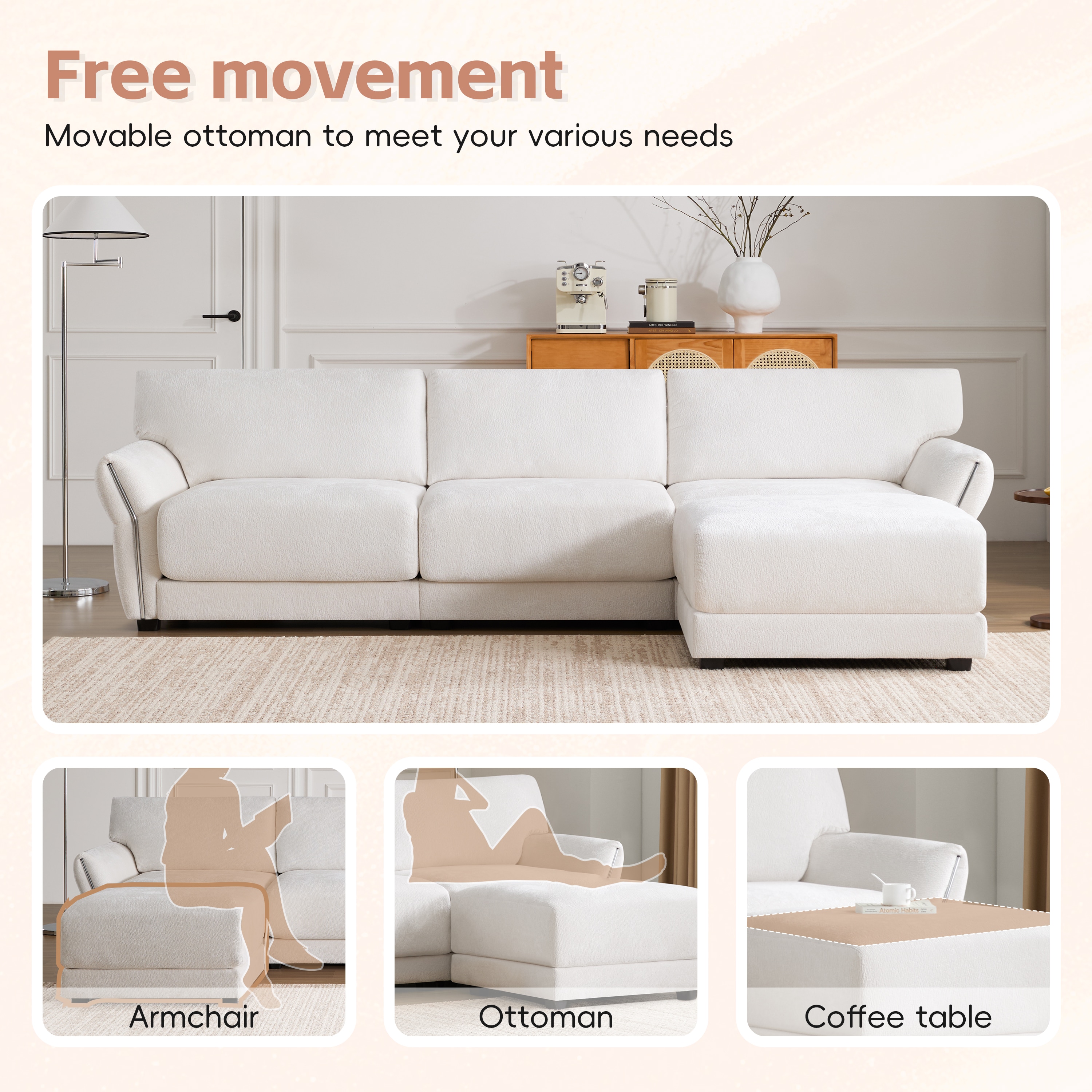 ModernLuxe N723S7038K Sofas-Loveseats - View #3