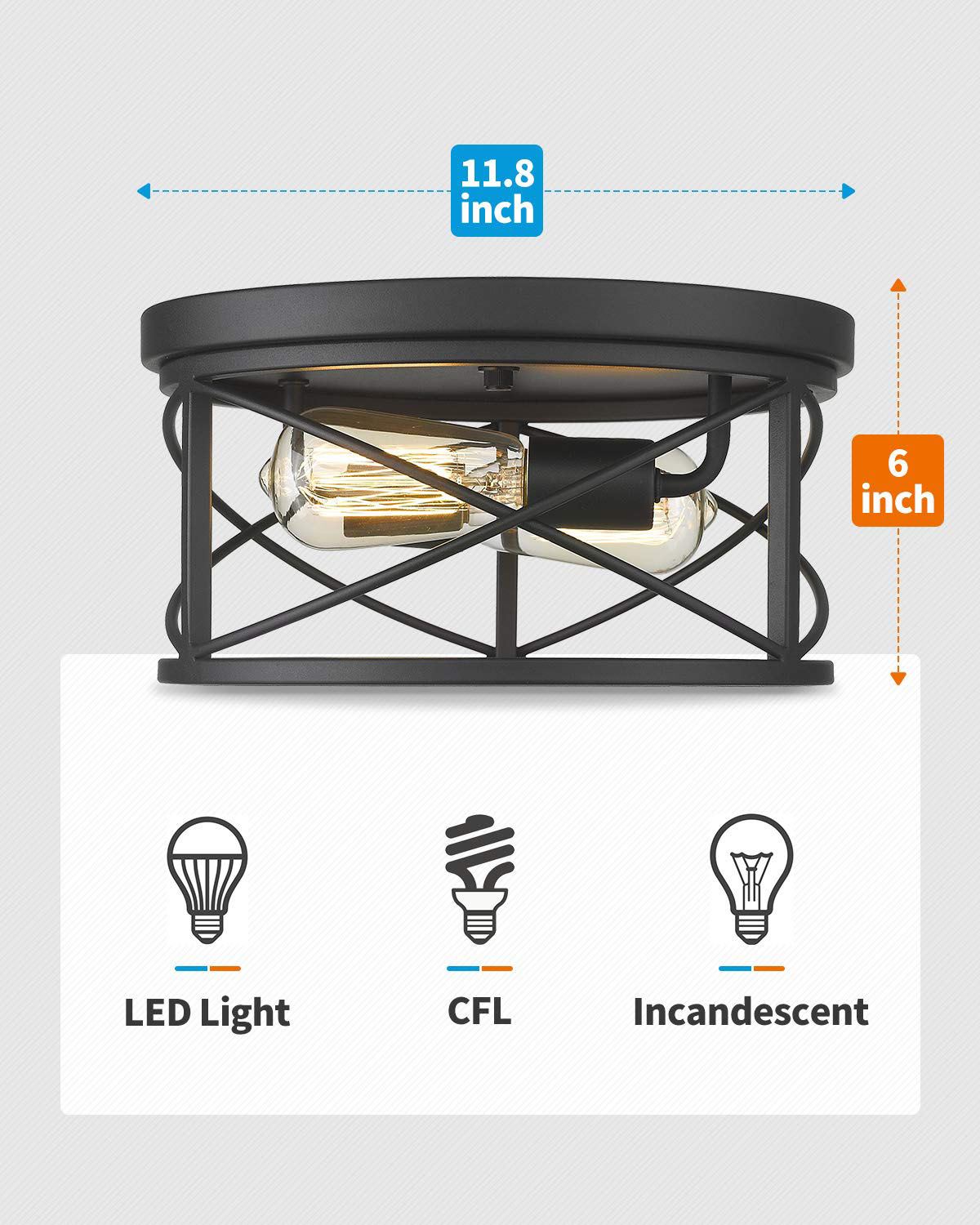 LTMATE LS4FD20-F BK flushmounts - View #3