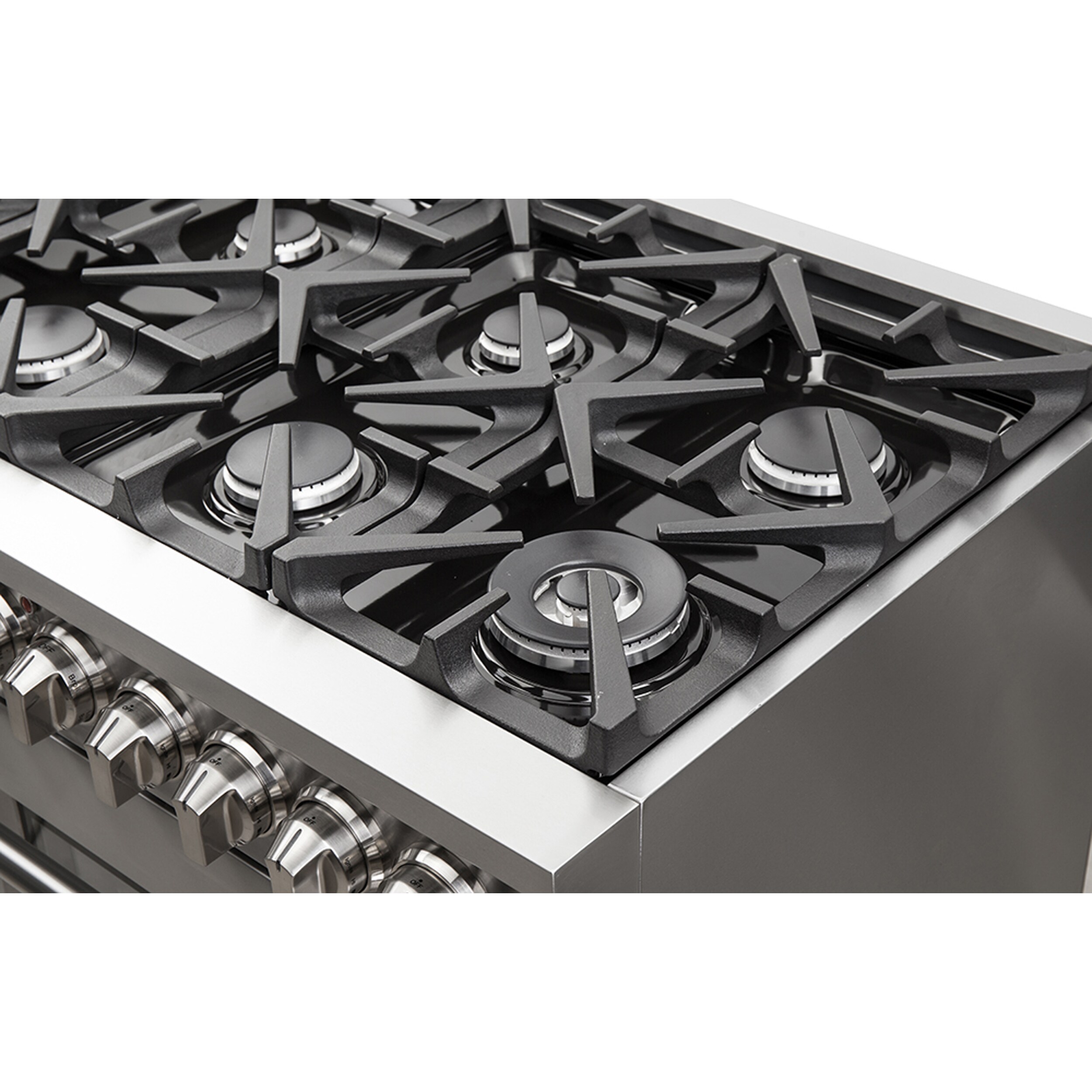 Massimo 48-inch Stainless Steel Freestanding Gas Range with Griddle