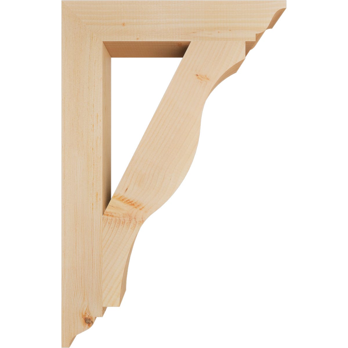 Ekena Millwork BKT04X22X34FST01SDF Exterior-Brackets-Braces - View #3