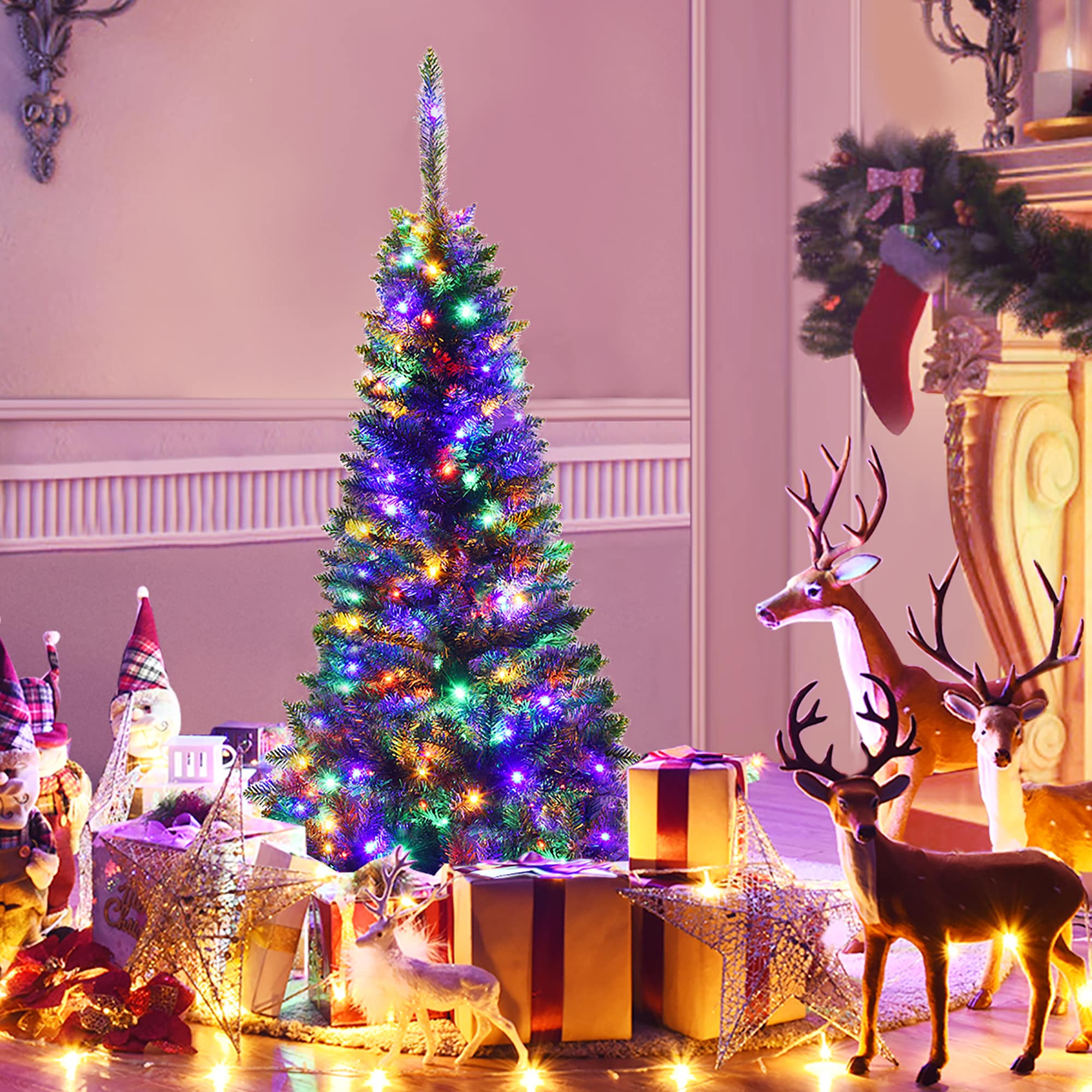 Goplus LWS00817 Artificial-Christmas-Trees - View #9