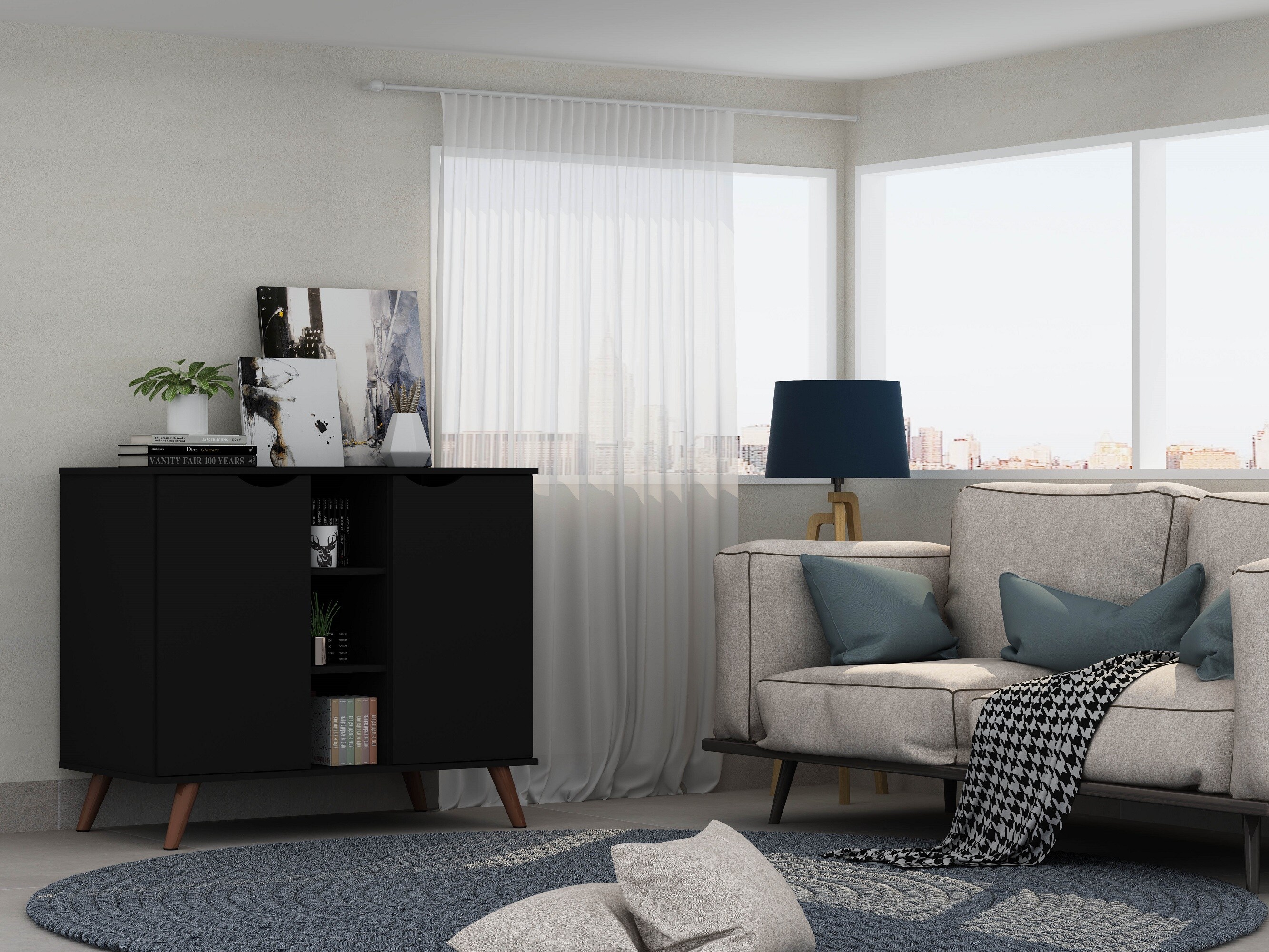 Manhattan Comfort 16PMC70 Dining-Kitchen-Storarge - View #2