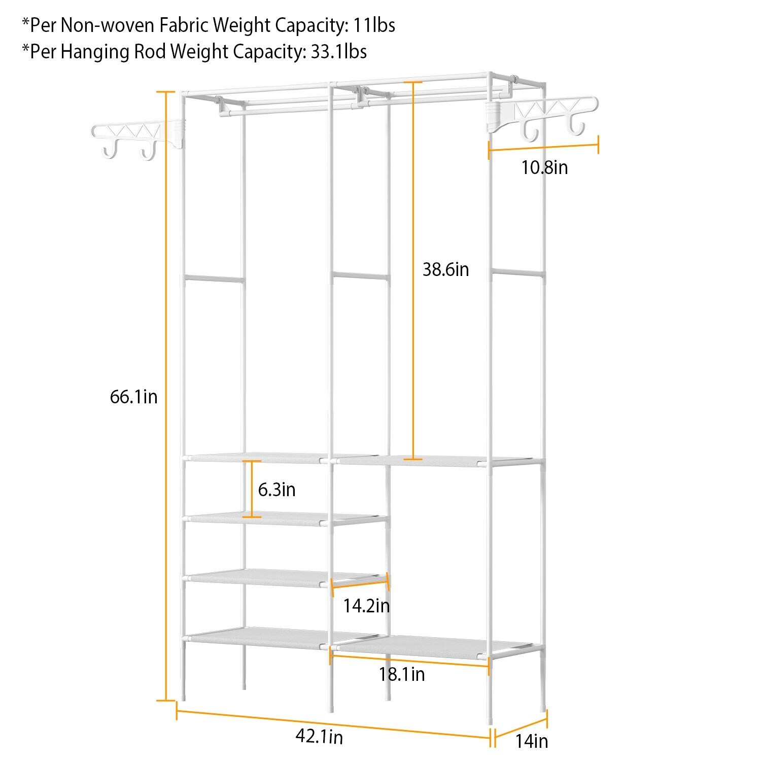 Huluwat RY-02X397IU Garment-Racks - View #7