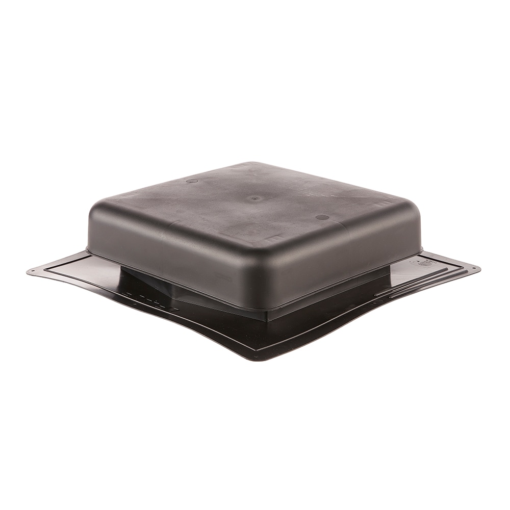 Master Flow RT65BL 65 Nfa Black Plastic Square Roof Louver