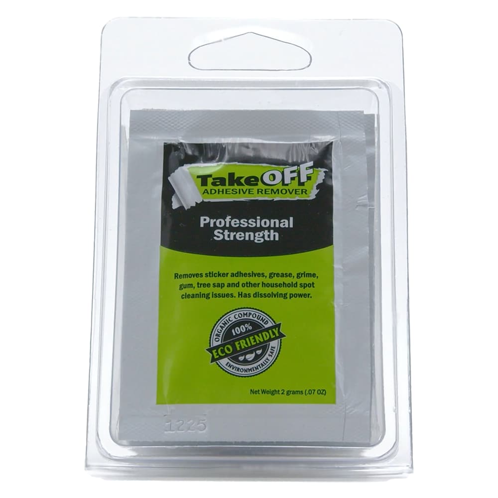 TakeOFF Adhesive Remover Wipes Pack of 6