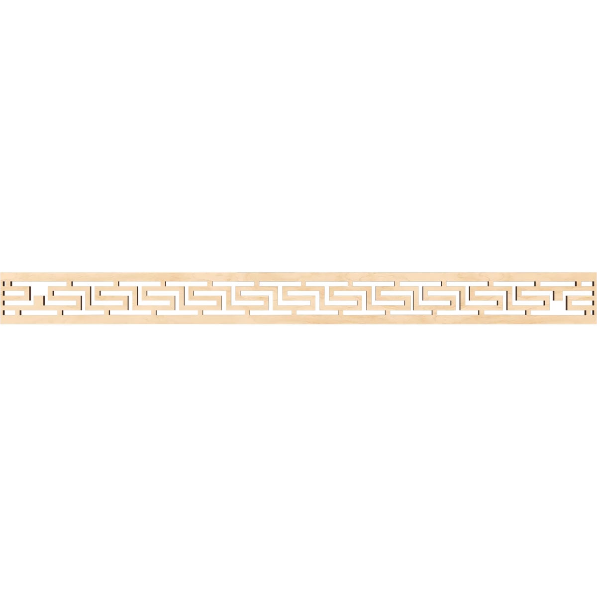 Ekena Millwork MLDB04X46TULBI Tulum Fretwork Flat Trim 4-in x 3.87-ft Birch Brown Unfinished 2156003 Pierced Wall Panel Moulding