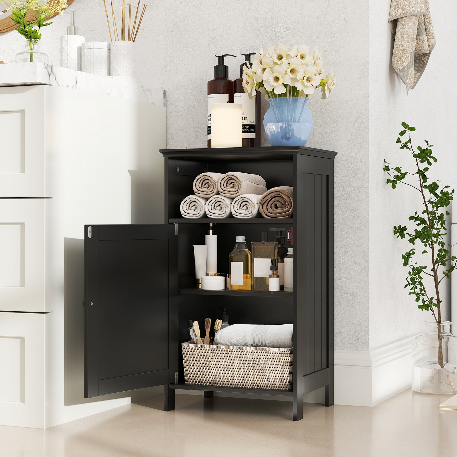 Costway CSHY006422 Linen-Cabinets - View #2