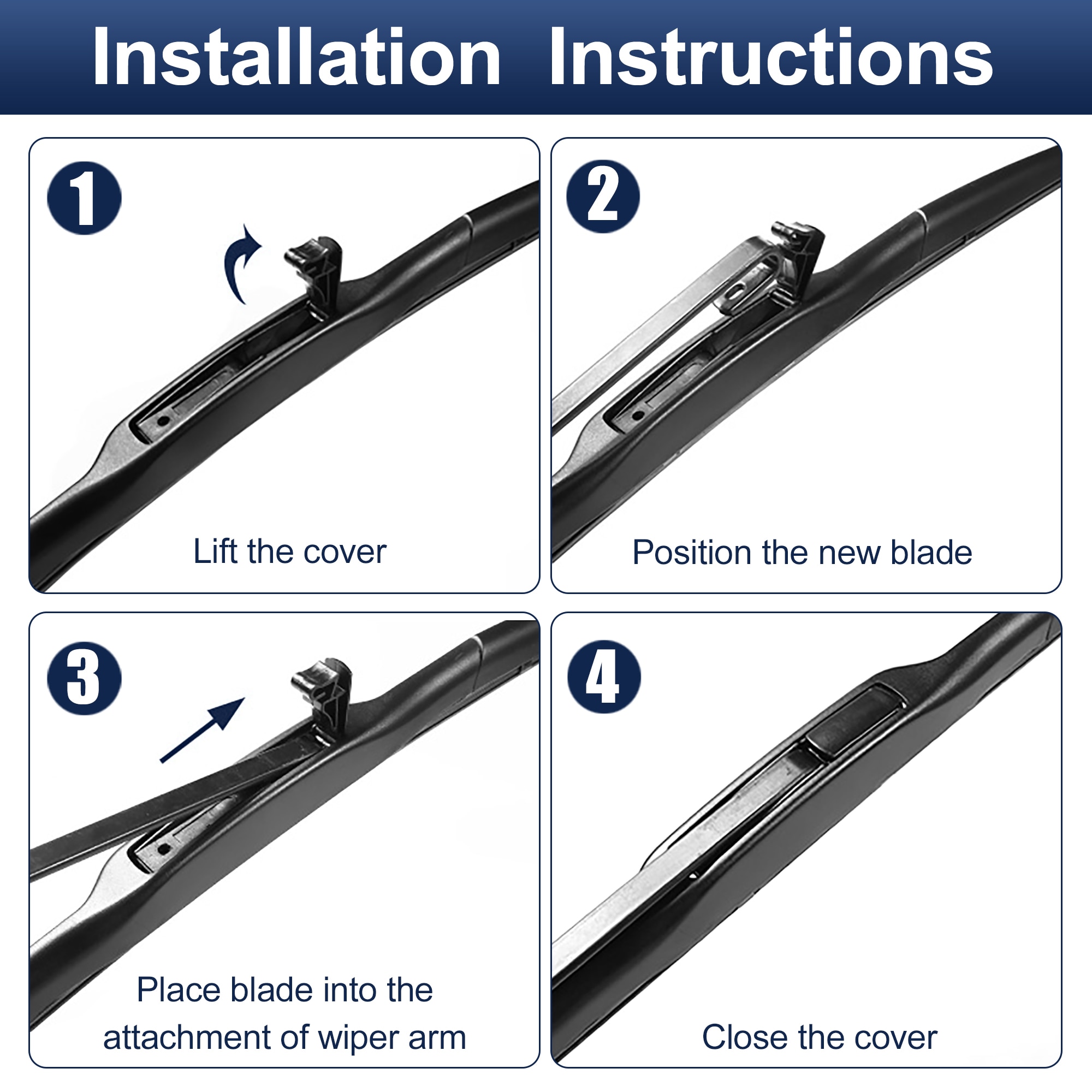 Unique Bargains S26010400UX5707 Wiper-Blades - View #6