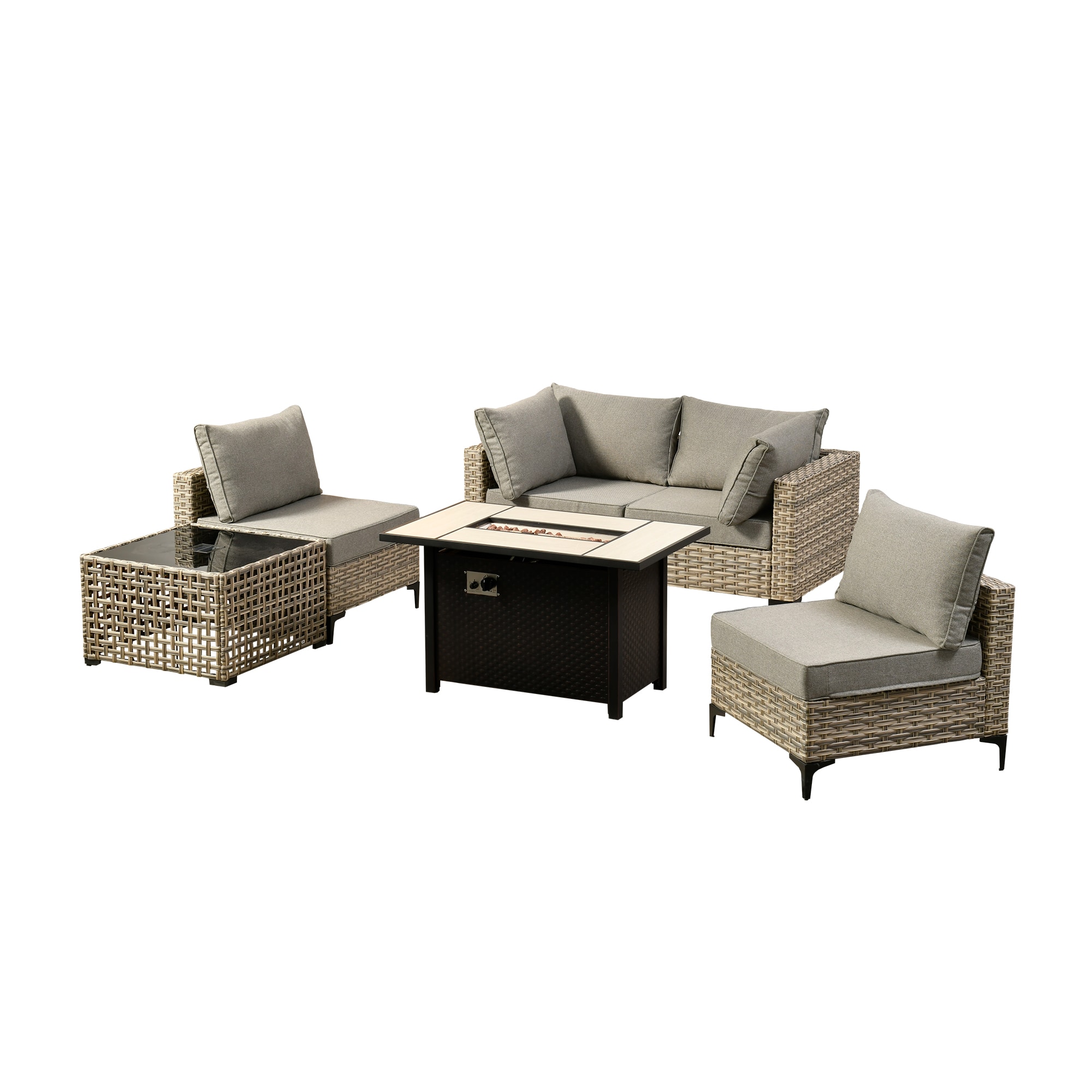 ALTRIGUS 6L-CFP03-SKT206-AL Patio-Conversation-Sets - View #2