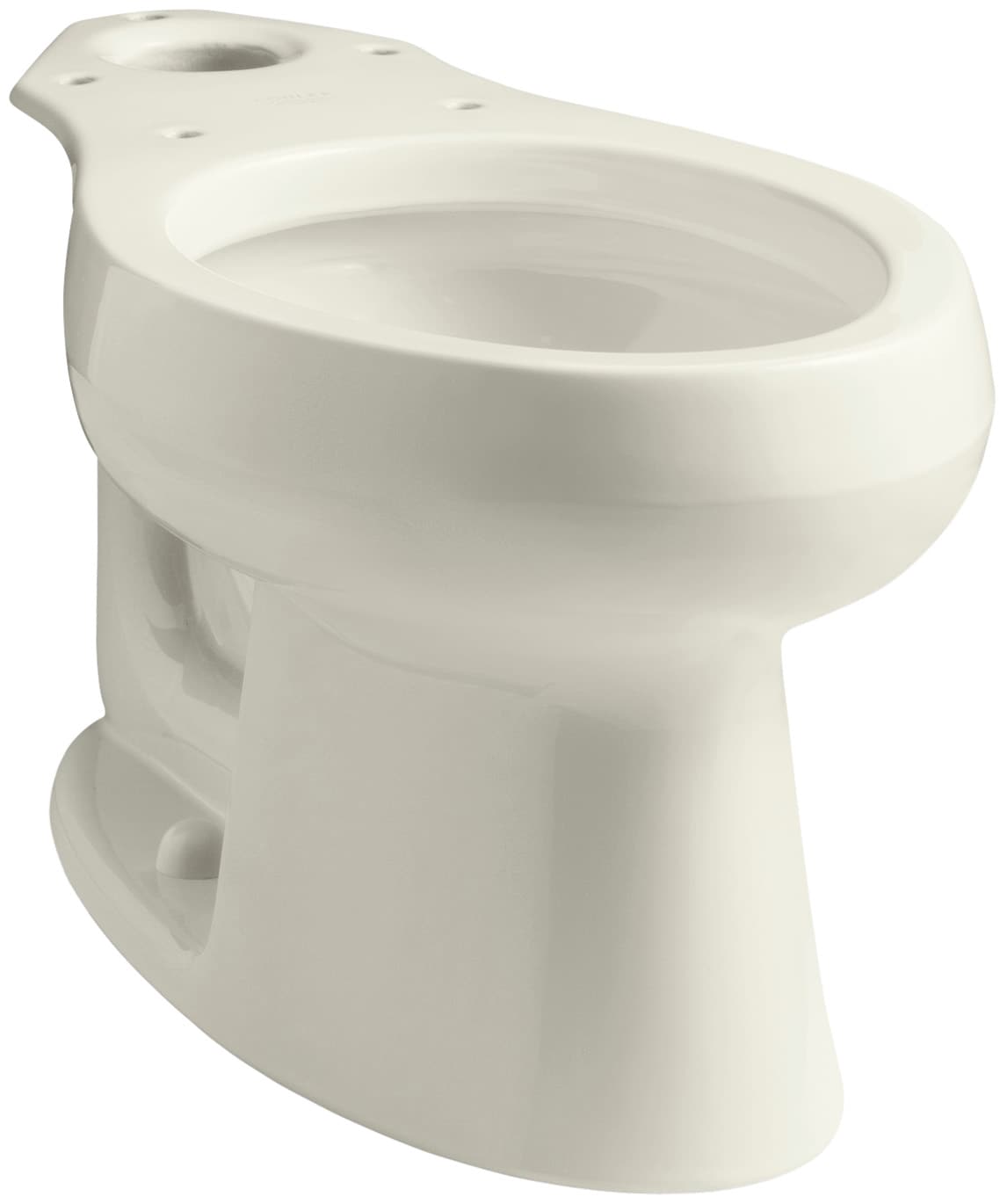 KOHLER 4198-96 Wellworth Biscuit Elongated Standard height Toilet Bowl 12-in Rough-In