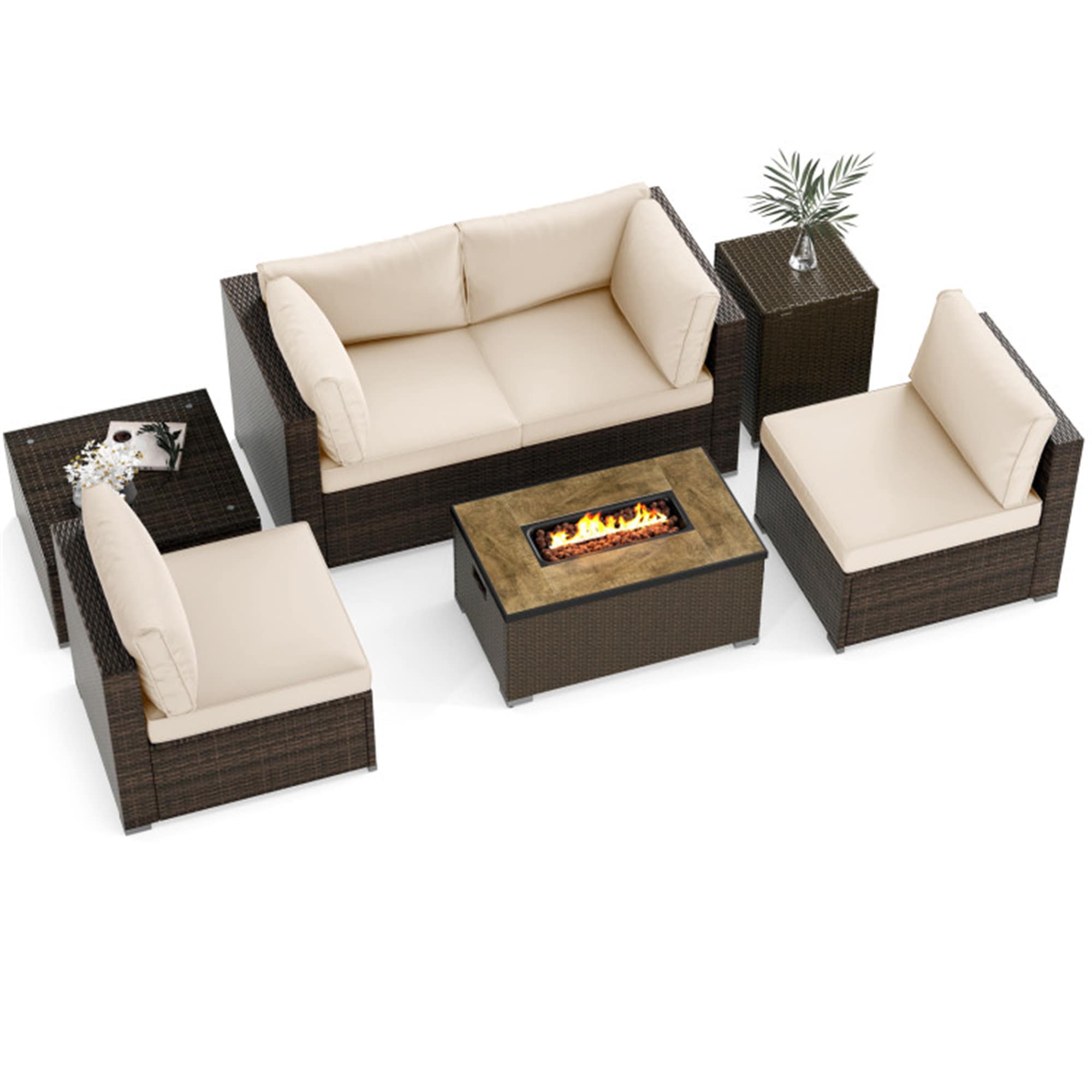 BABOOM BOM-691AWH+-CO Patio-Conversation-Sets - View #2