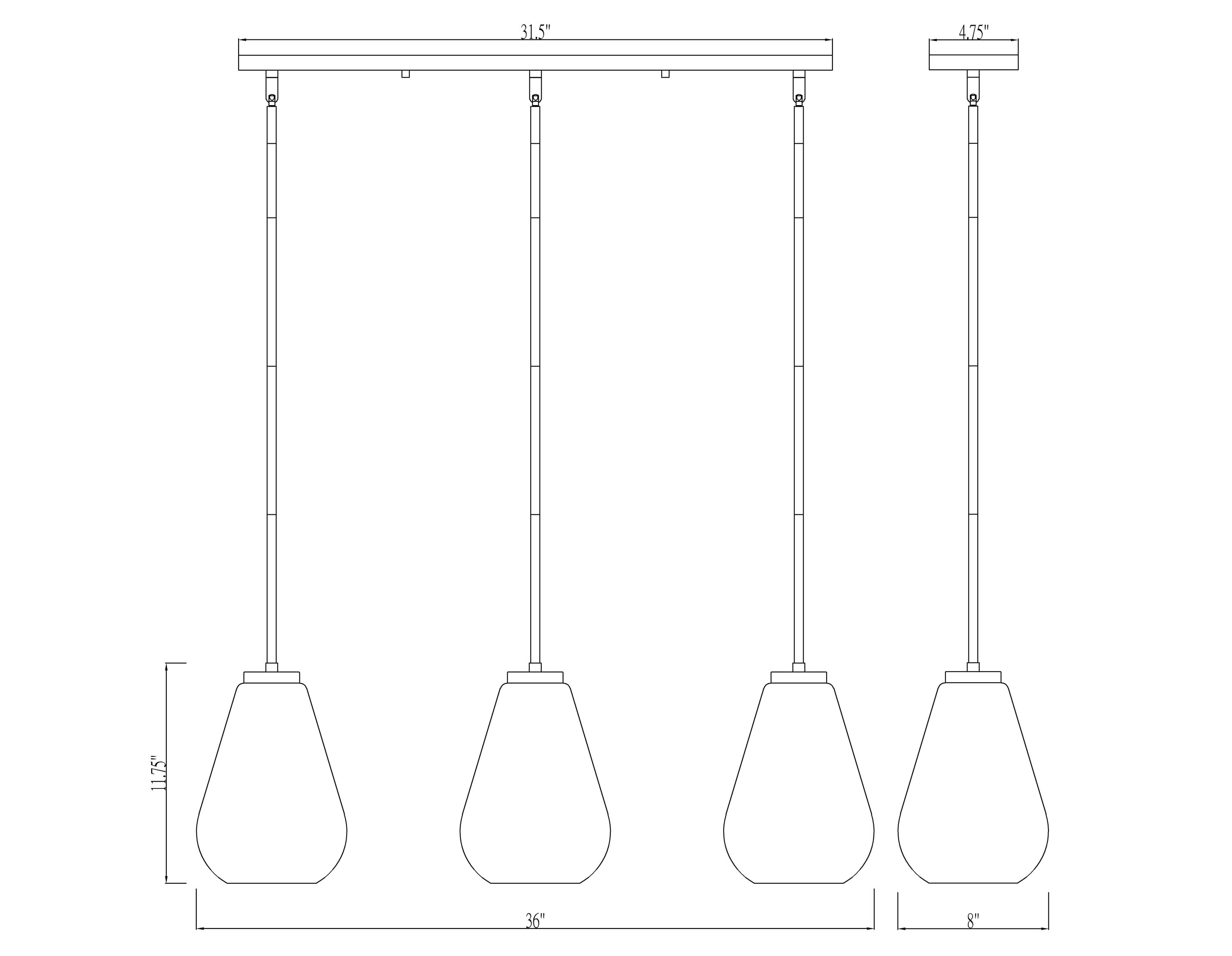 Z-Lite 488P8-3L-MB b090015 - View #8