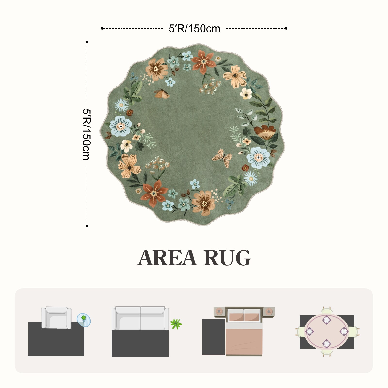 Lahome AR-DYR-177-DS5R rugs - View #4