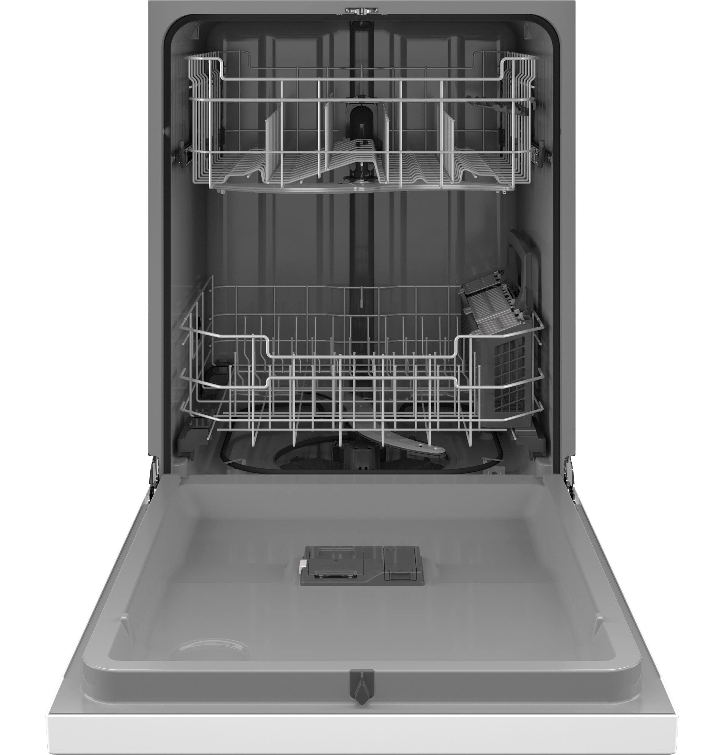 GE GDF550PGRWW Builtin-Dish - View #3