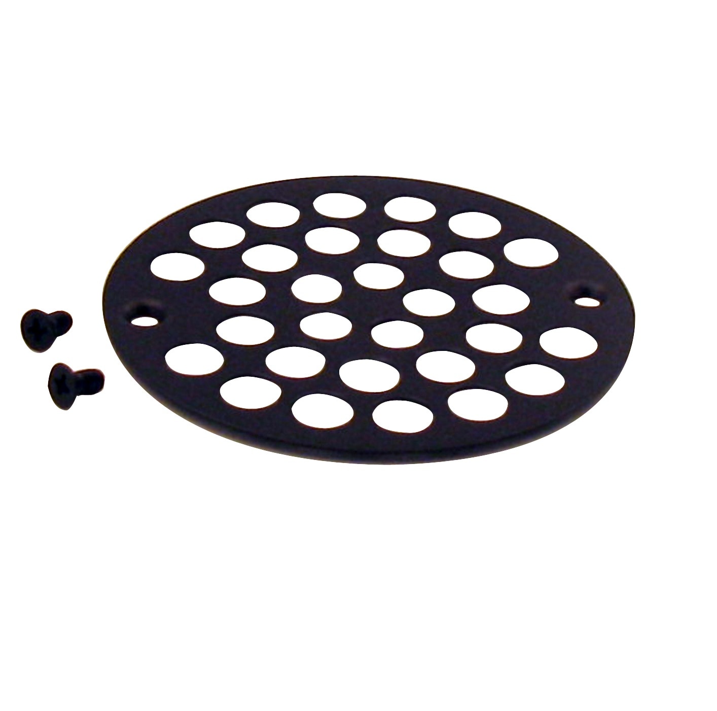 Jacque 4 Round Drain Cover - Brushed Stainless