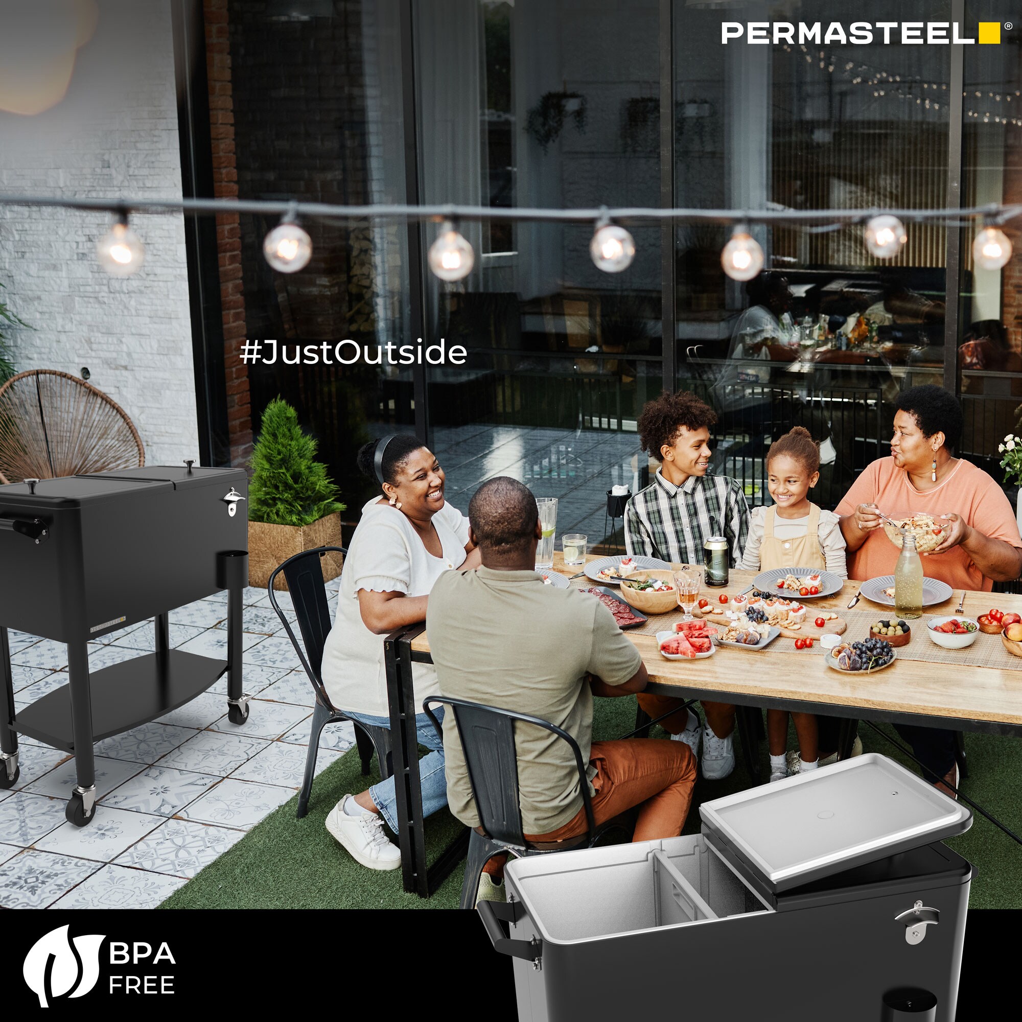 Permasteel PS-213D-BK Beverage-Coolers - View #8