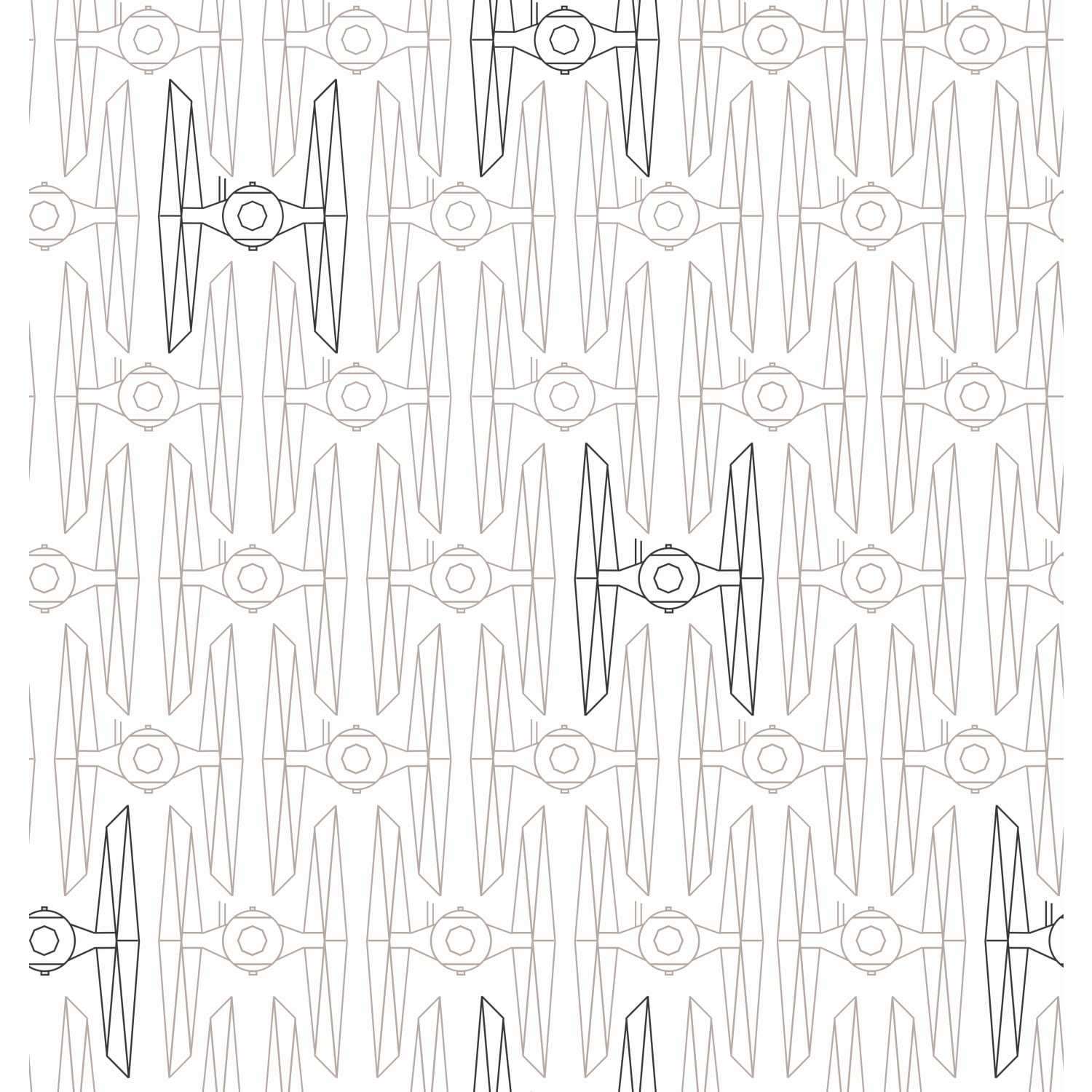 RoomMates RMK11783RL 28.29-Sq. Feet Gray Vinyl Novelty Self-adhesive Peel and Stick Wallpaper