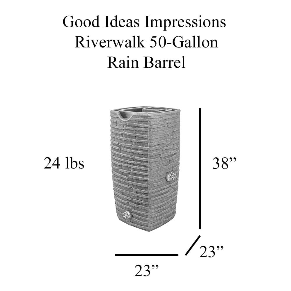 Good Ideas IM-RWLK50-LIG Rain-Barrels - View #7