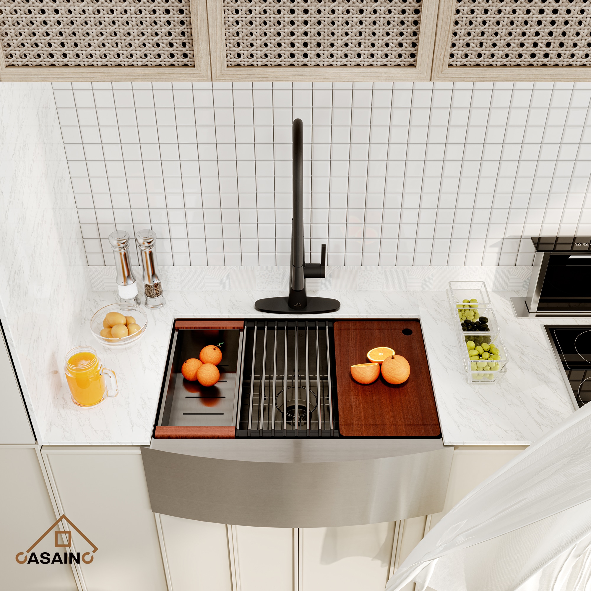CASAINC KCSL0004-FS30MB Kitchen-Sinks - View #2