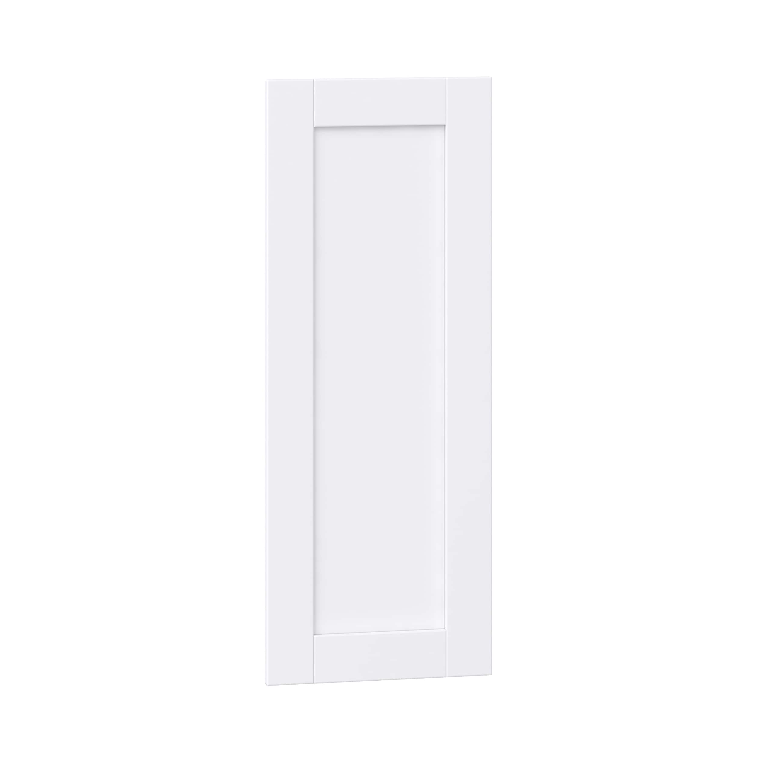 Hugo&Borg DSDR13.535-RM Rosemont 13.5-in W x 35-in H Glacier White Laminate Shaker Wall cabinet door (Fits 15-in wall box )