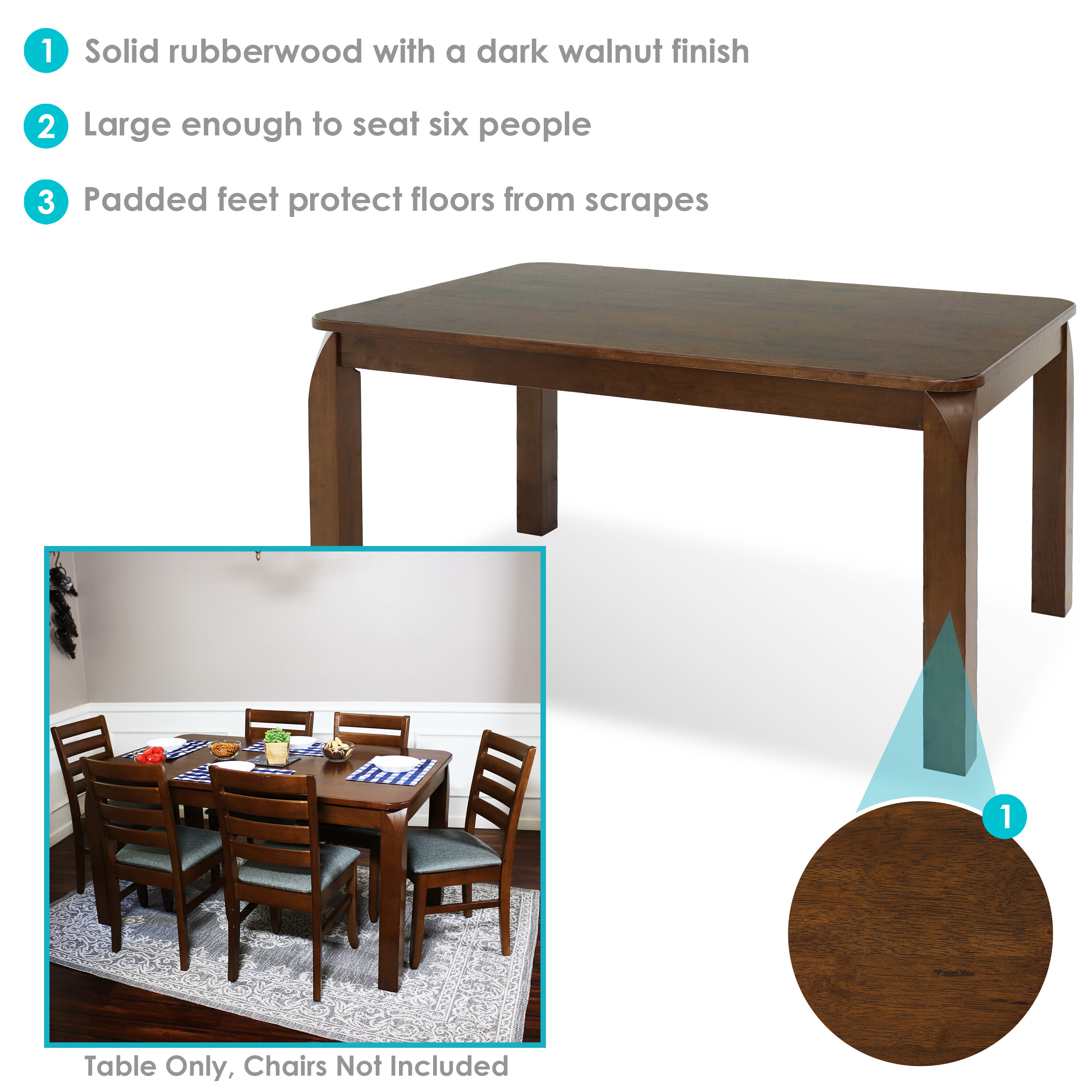 Sunnydaze Decor BWD-818 Dining-Tables - View #3