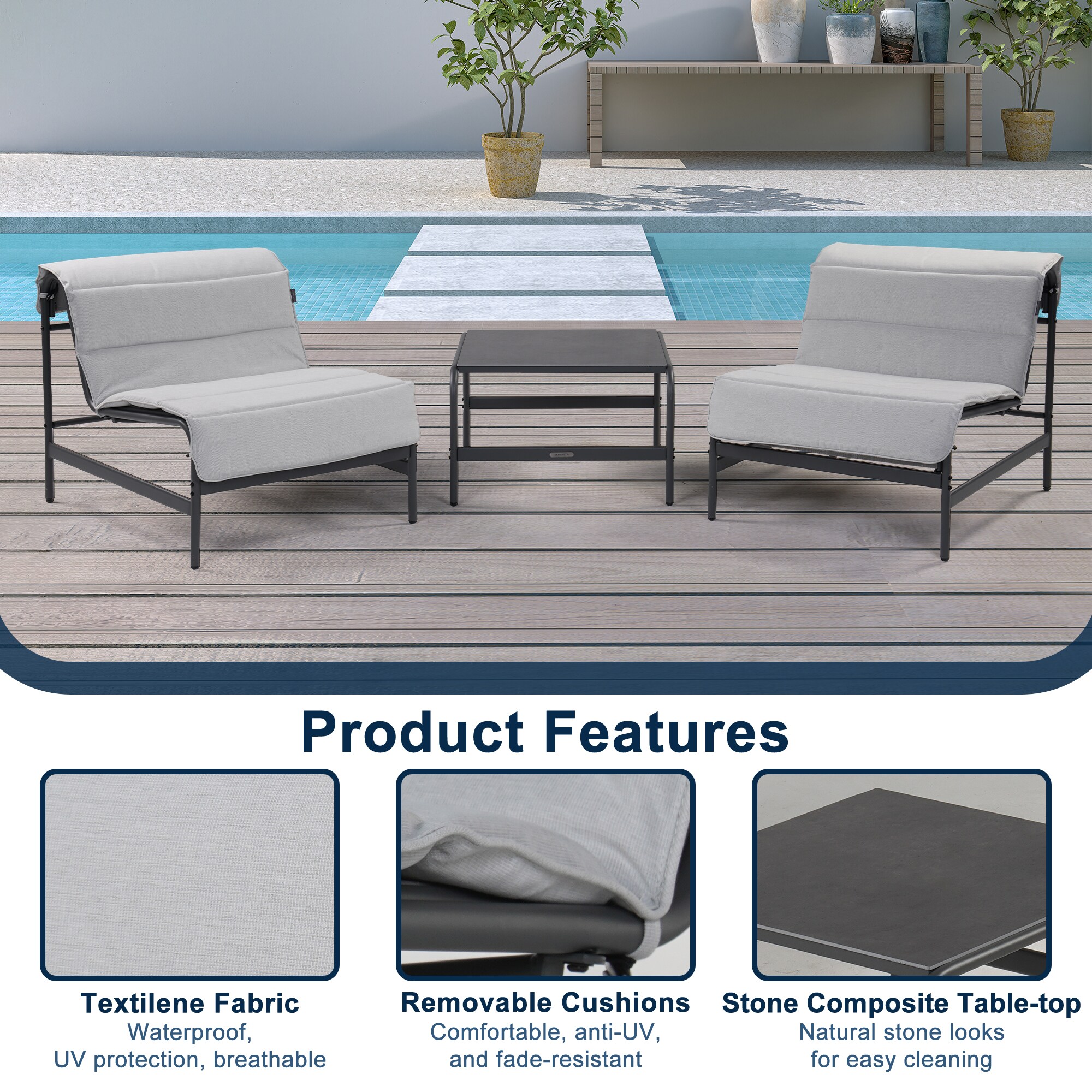 Clihome CL5051460002001 Patio-Conversation-Sets - View #6