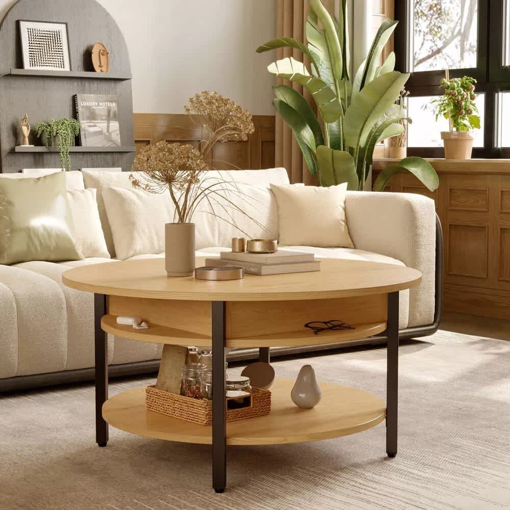 Aok Garden LWPDFJS-RCT003-YM-1 Coffee-Tables - View #2