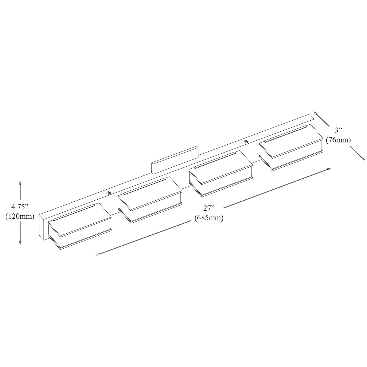 Dainolite VLD-215-4W-PC b089995 - View #3