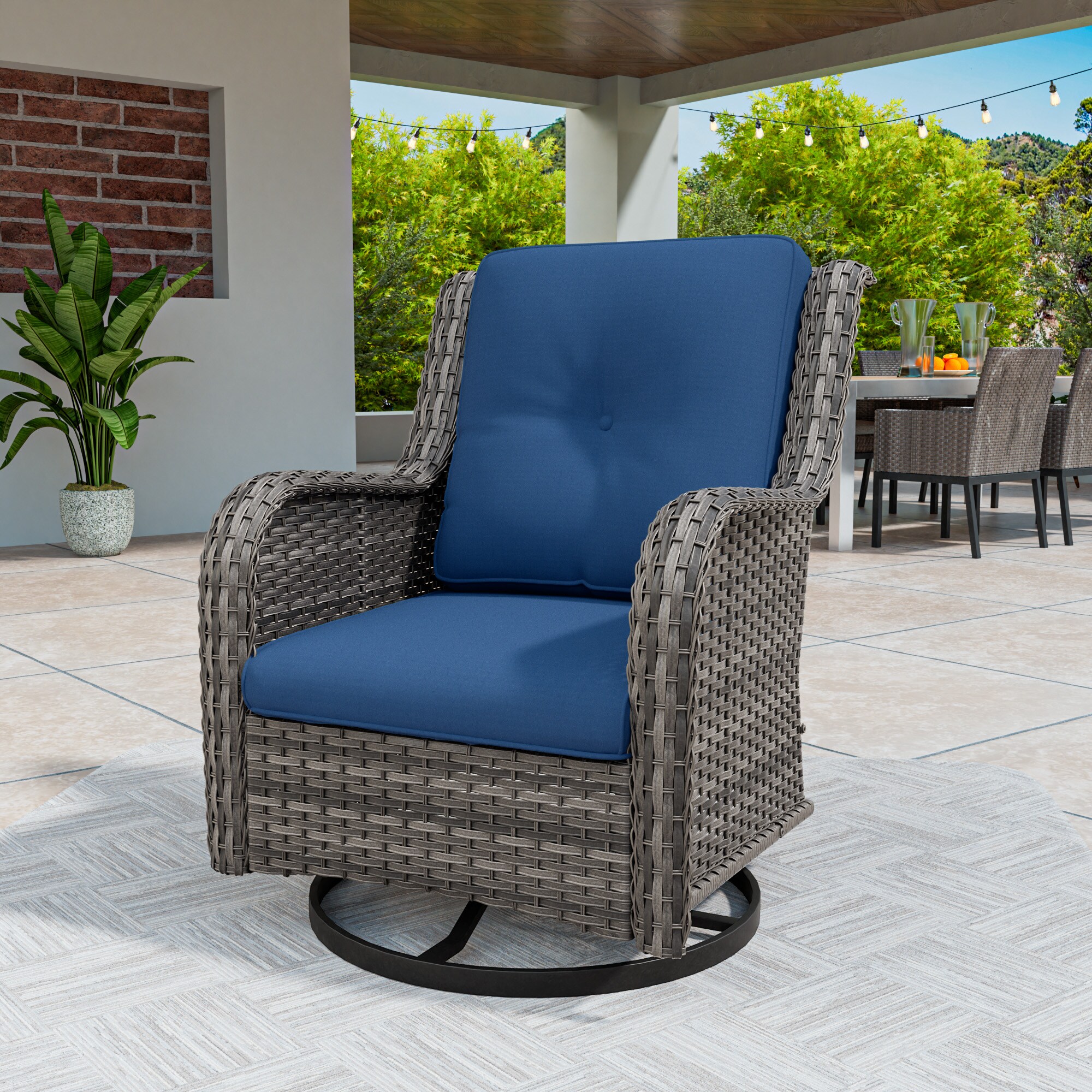 Gardenbee HGL-M81-BLU Patio-Chairs - View #9