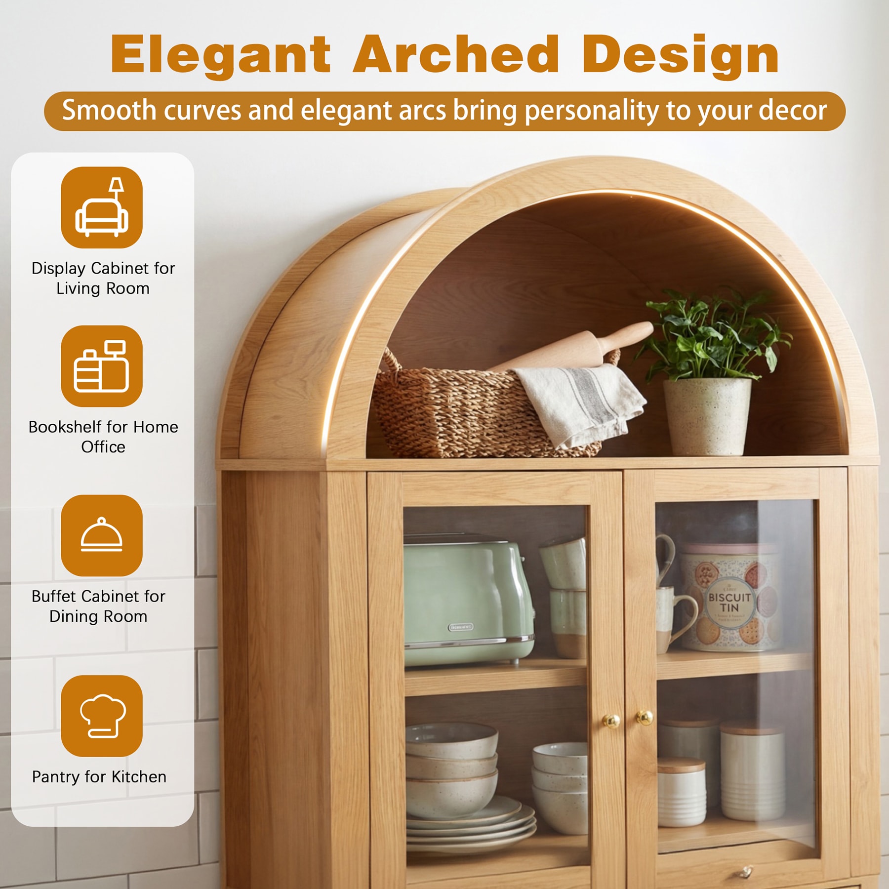 SINOFURN SYC500027BG Dining-Kitchen-Storarge - View #13