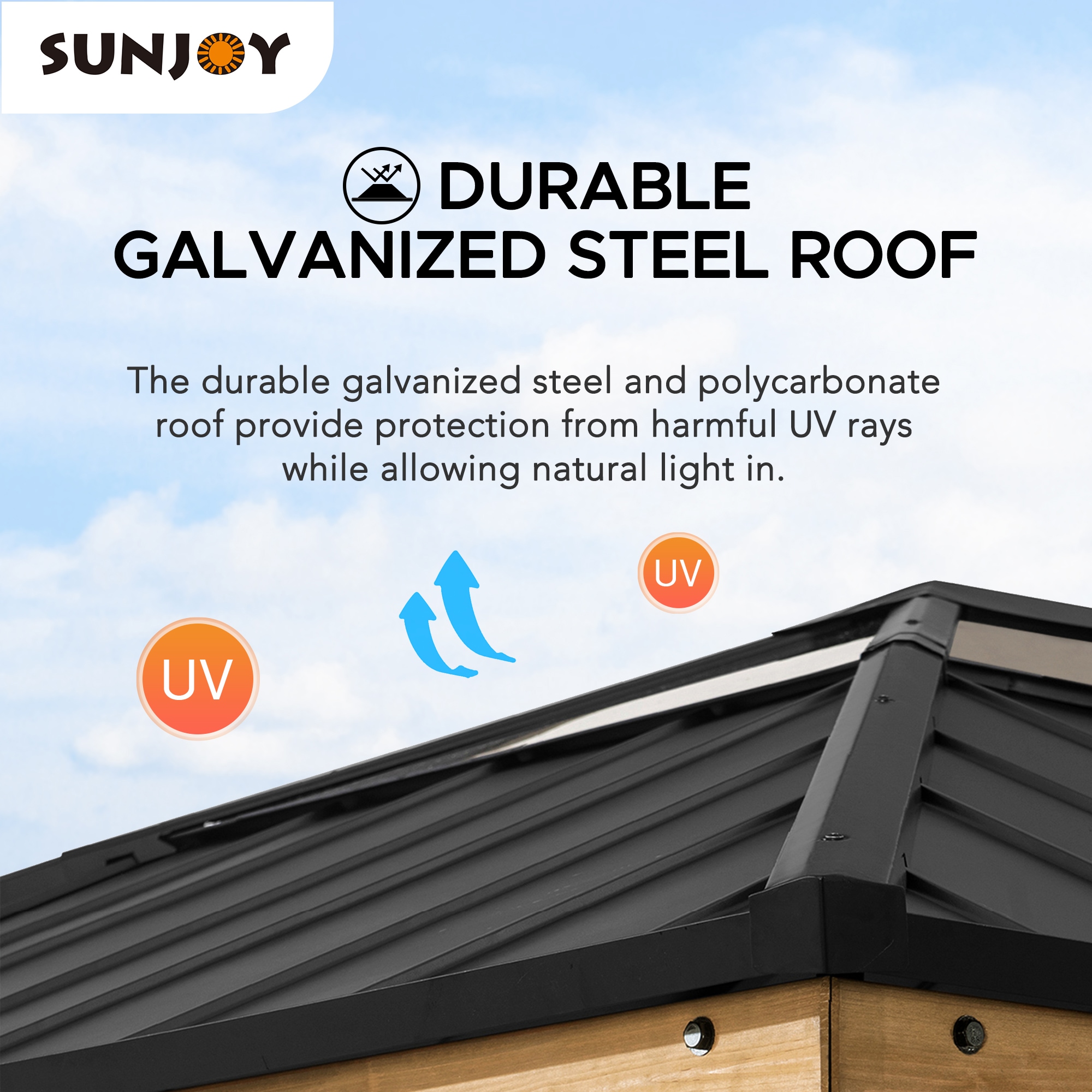 Sunjoy A102005801 Wood-Resin-Gazebos - View #10