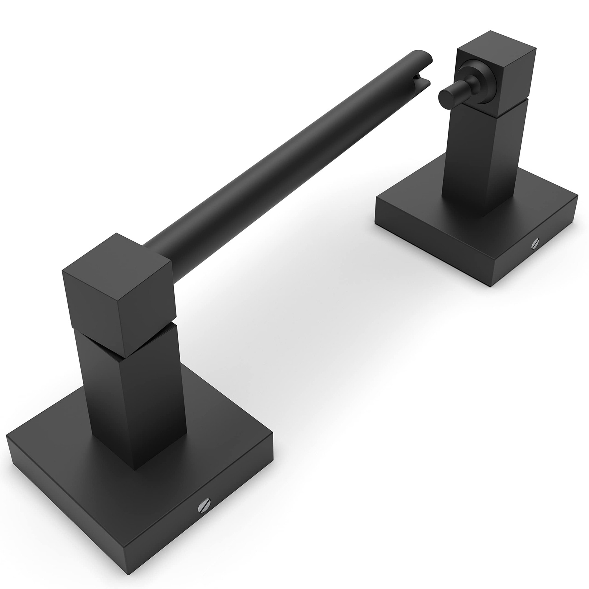  Matte Black Double Post Pivoting Square Tissue Holders