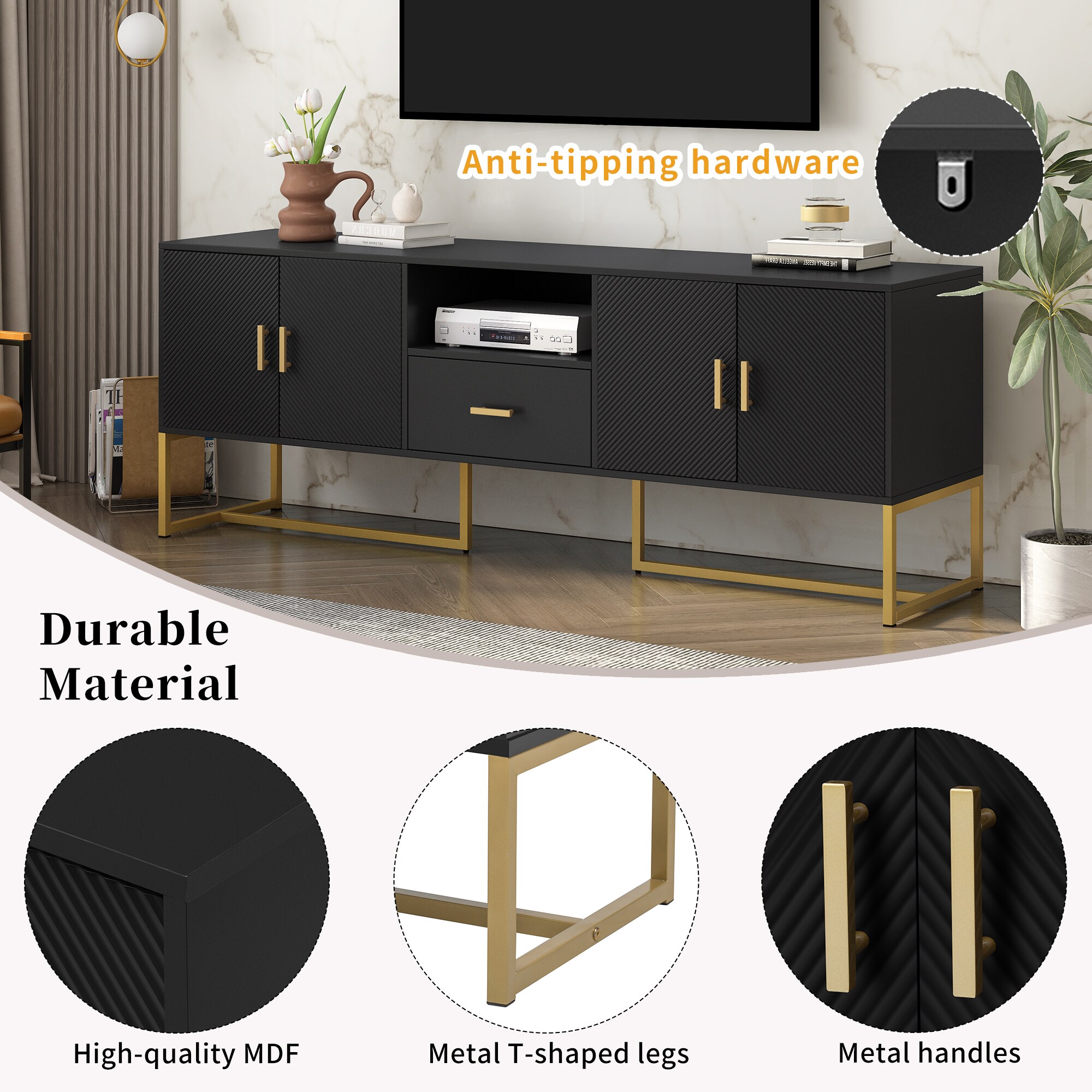 ModernLuxe L3P-N724P198472B Tv-Stands - View #8