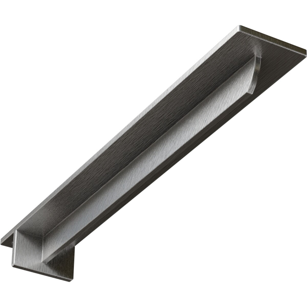 Ekena Millwork BKTM03X20X02HESS Heaton 20.0-in x 3-in x 2.0-in Stainless steel Steel Countertop support bracket