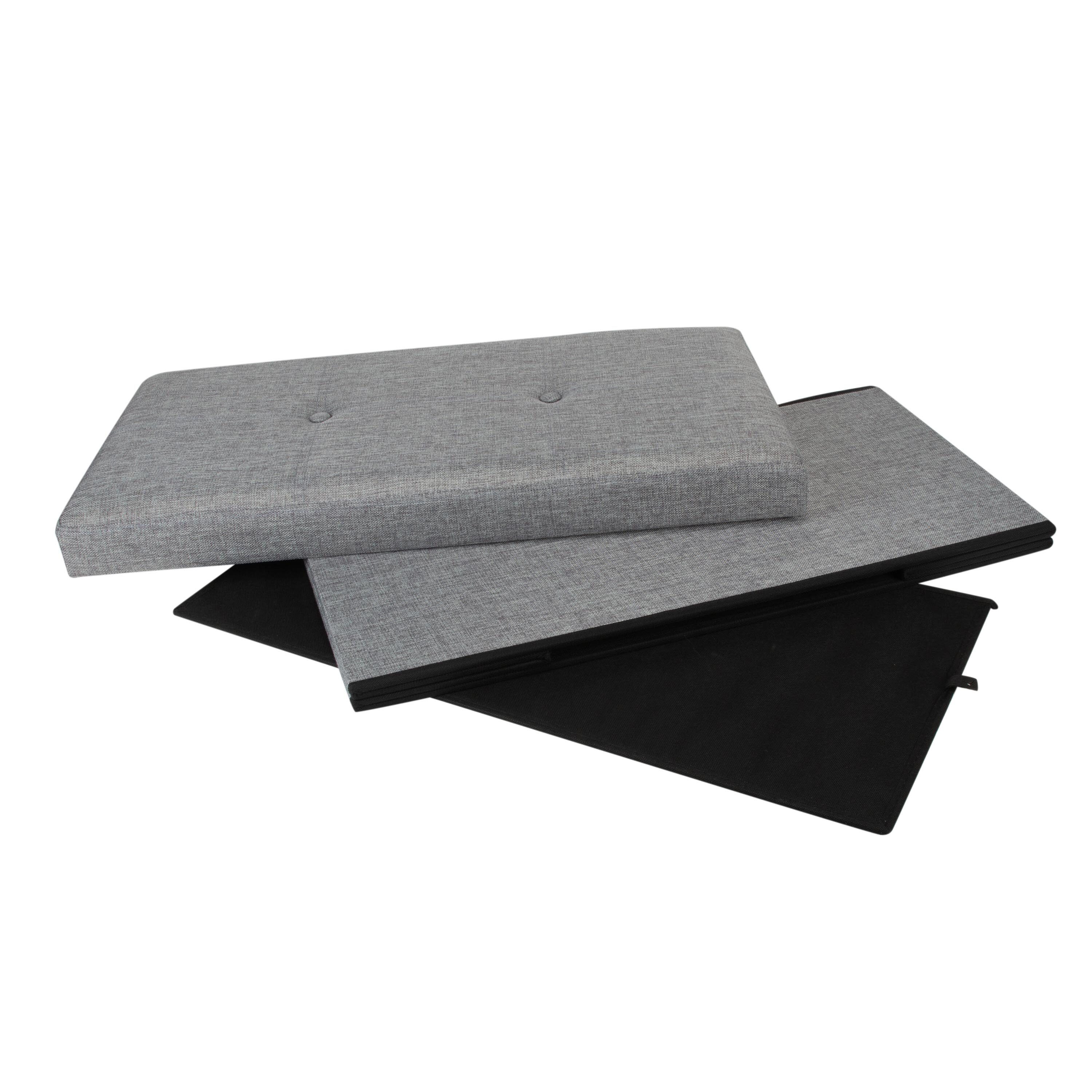 Simplify F-0637-GREY Indoor-Ottomans - View #3