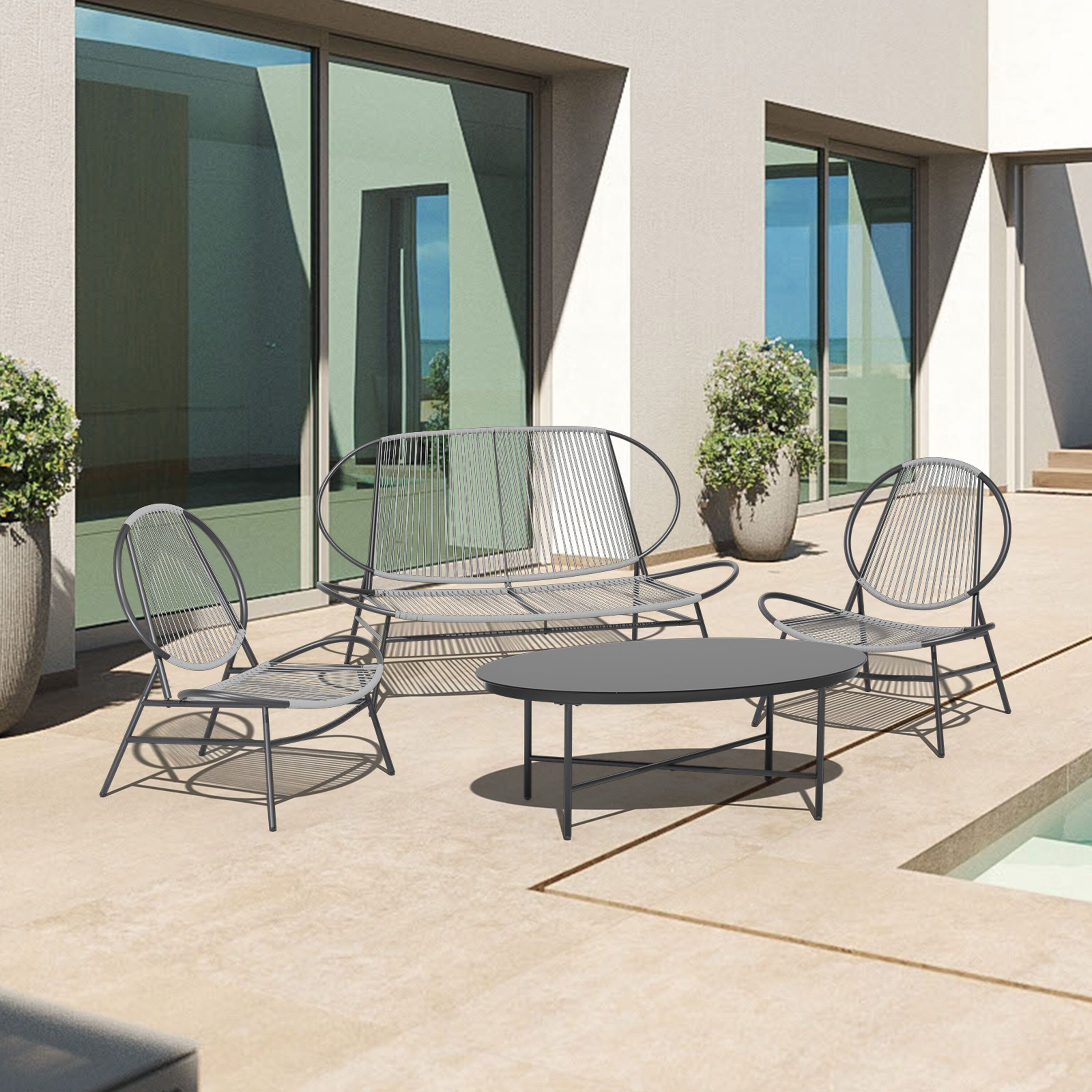 JEAREY XSDBT-04NH Patio-Conversation-Sets - View #7