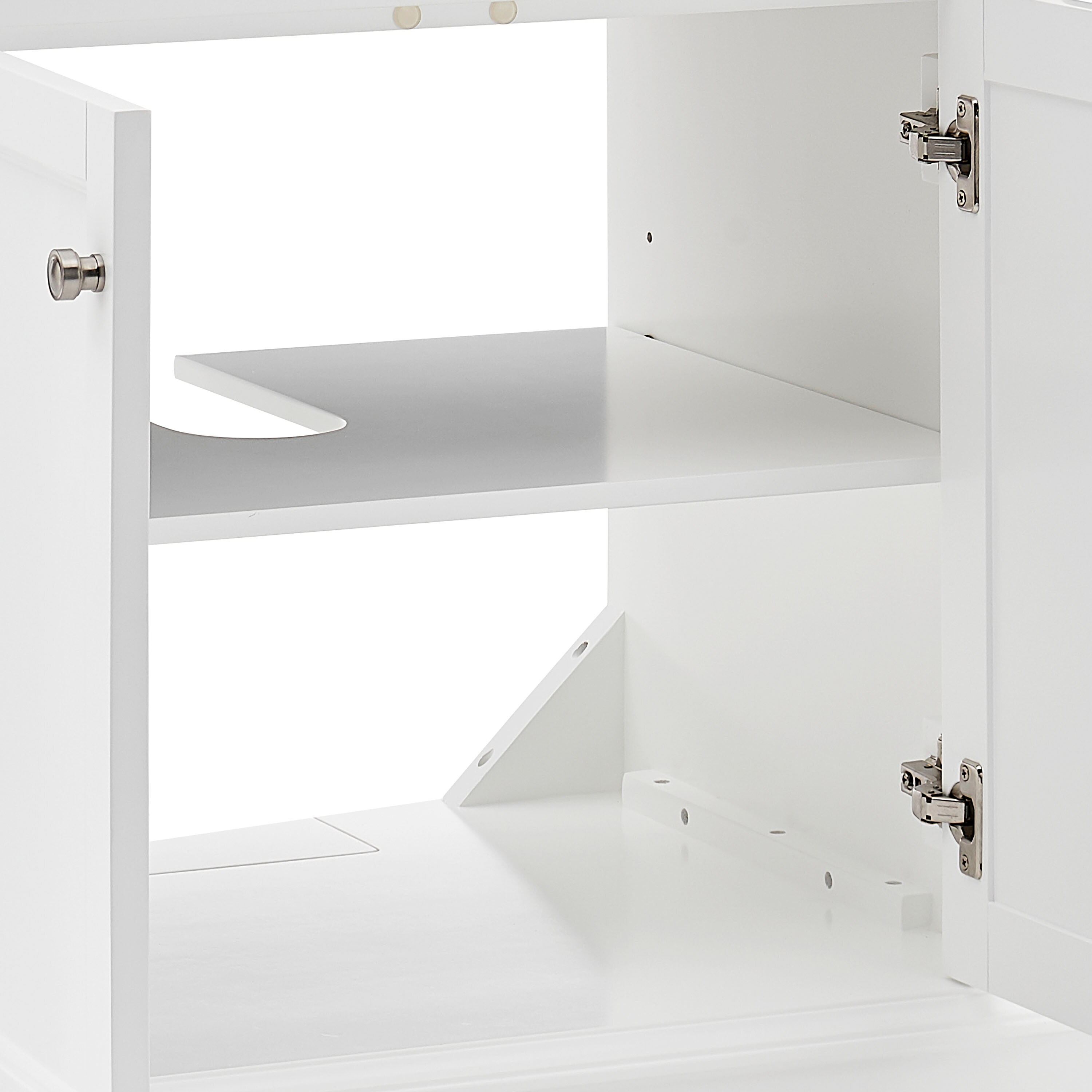 allen + roth Roveland 30-in White Undermount Single Sink Bathroom ...