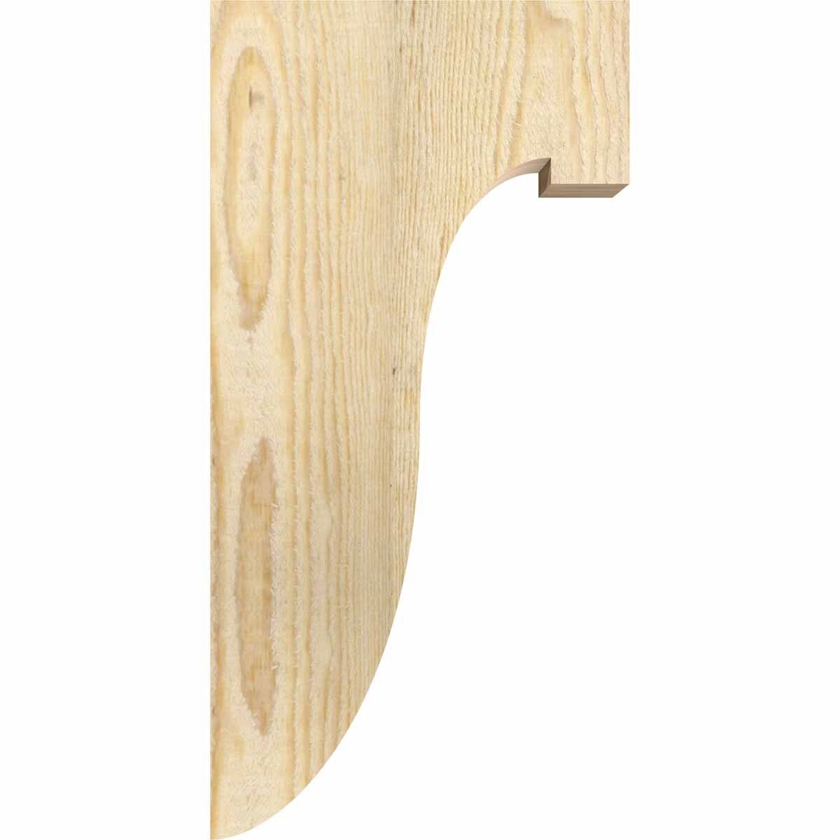 Ekena Millwork COR04X08X16DEL00RDF corbels - View #3