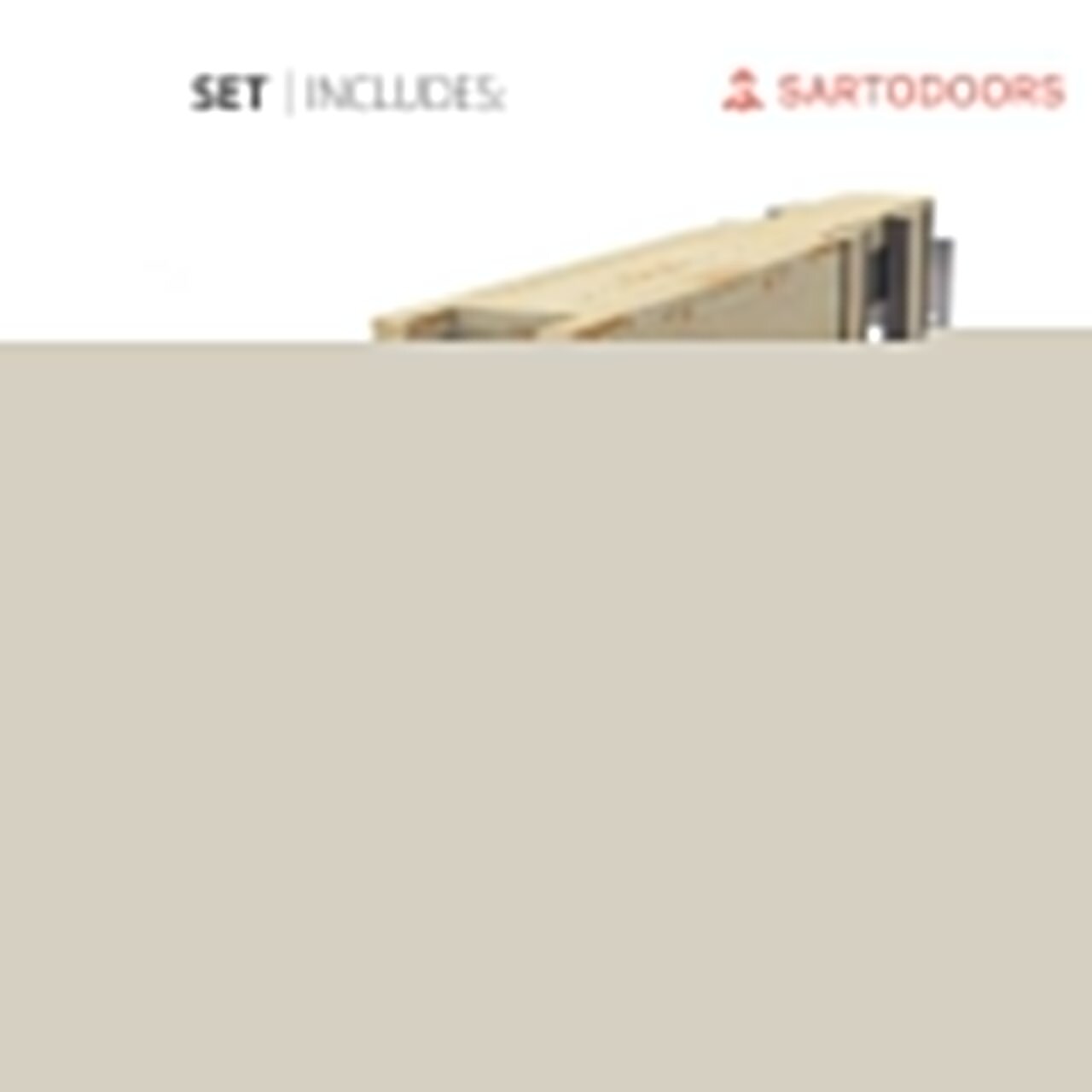 SARTODOORS LUC2166DPBLK3084 French-Doors - View #3