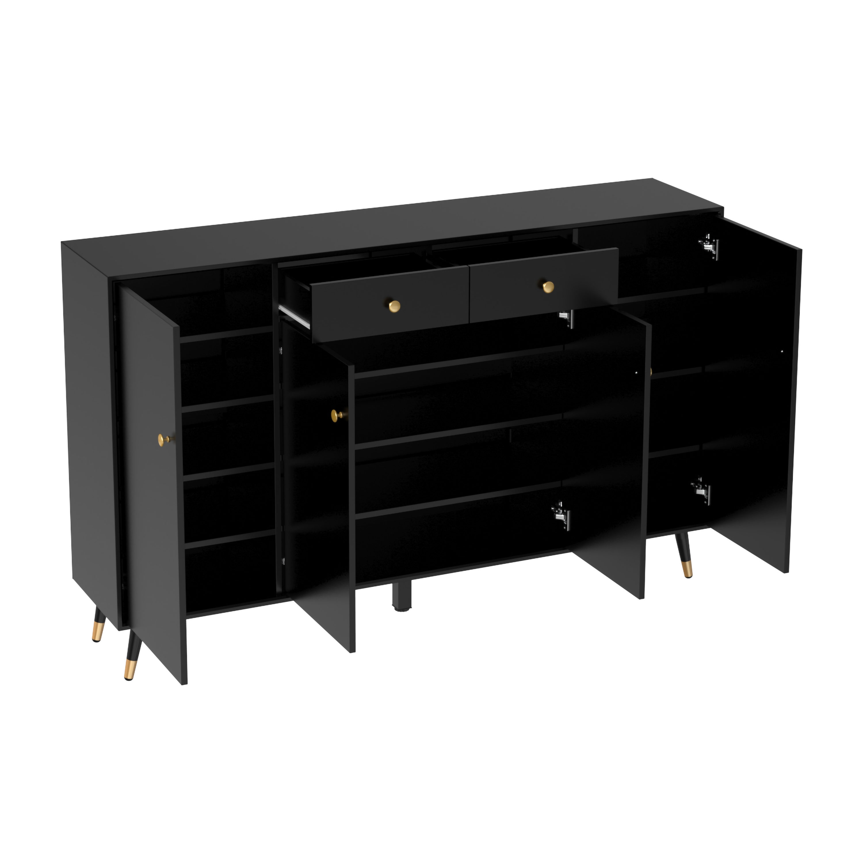 FUFU&GAGA Kitchen Buffet sideboard with large storage space at