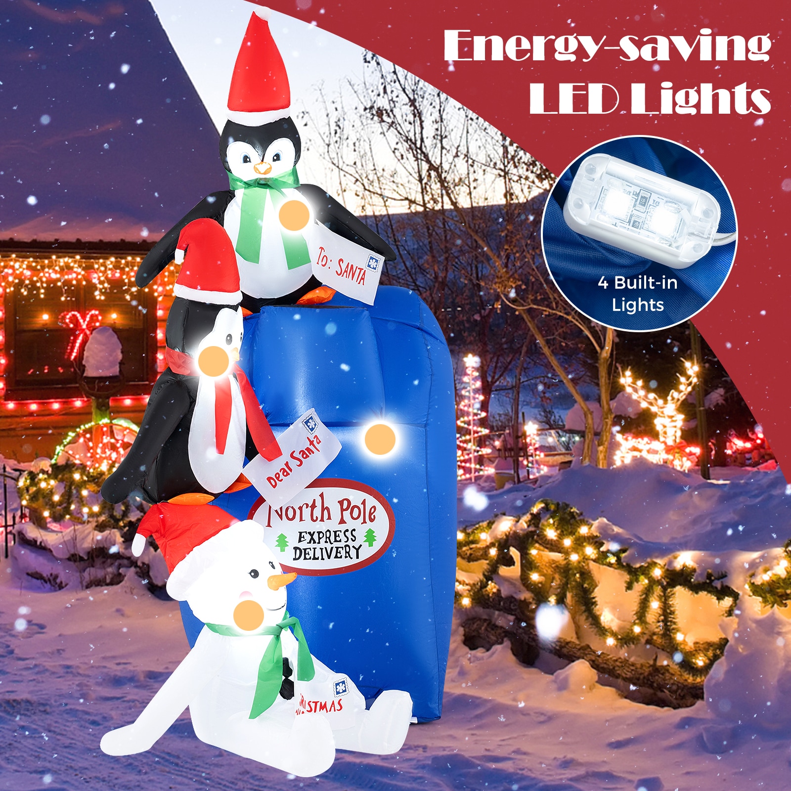 WELLFOR CM-HWY-22789US Christmas-Inflatables - View #5