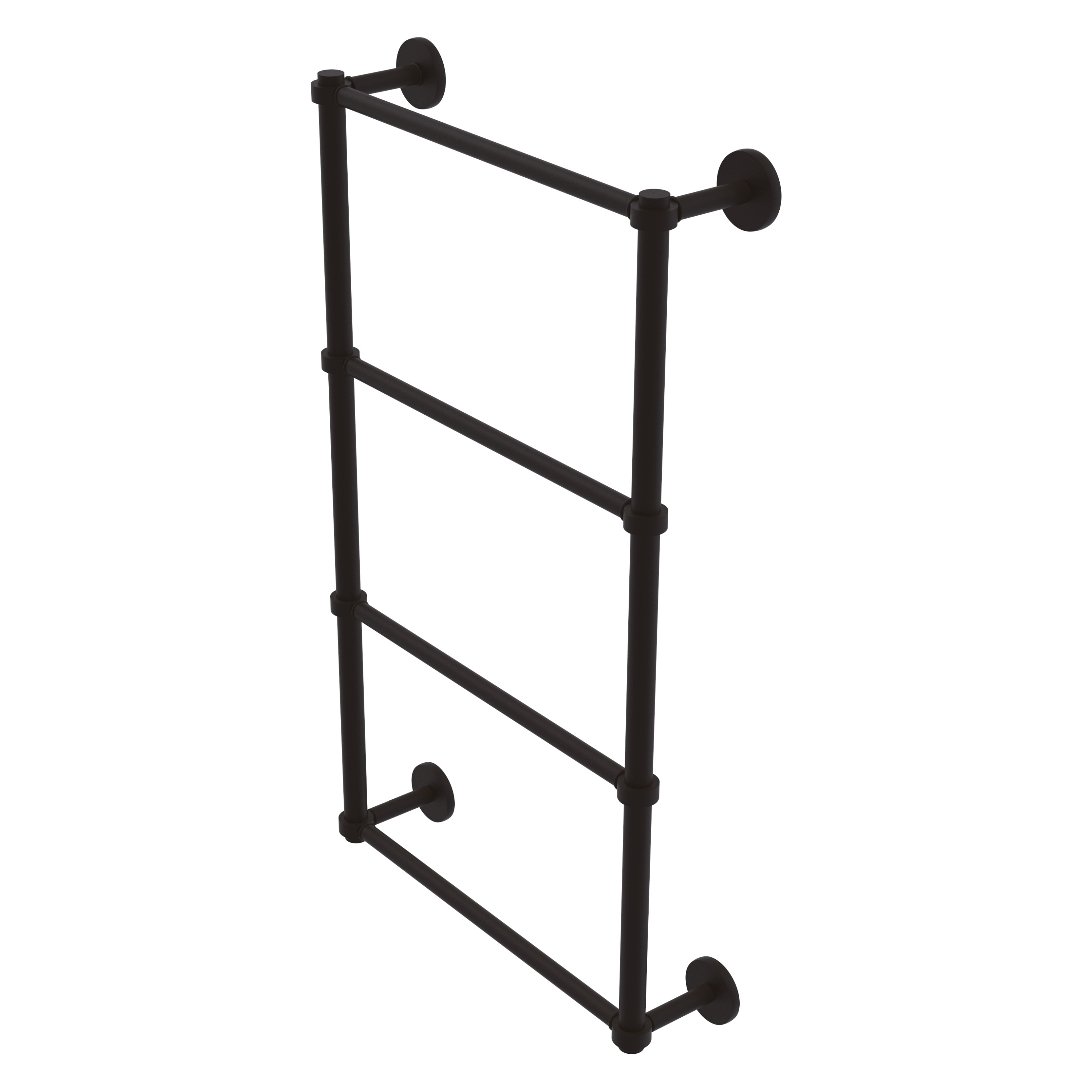 Allied Brass P1000-28-24-ORB Prestige Skyline 24-in double Oil-rubbed bronze Wall mount 4-tier Towel Bar