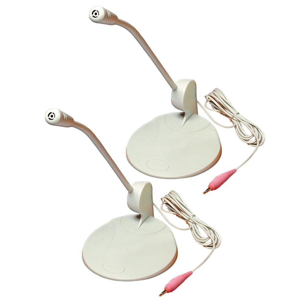 Califone CAFAX12-2 Computer Microphone with 3.5mm Plug, Pack of 2